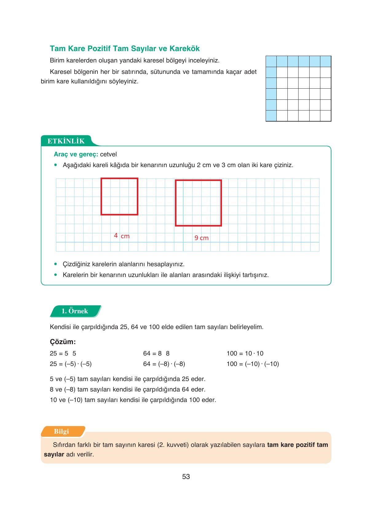 8. Sınıf Ada Yayıncılık Matematik Ders Kitabı Sayfa 53 Cevapları