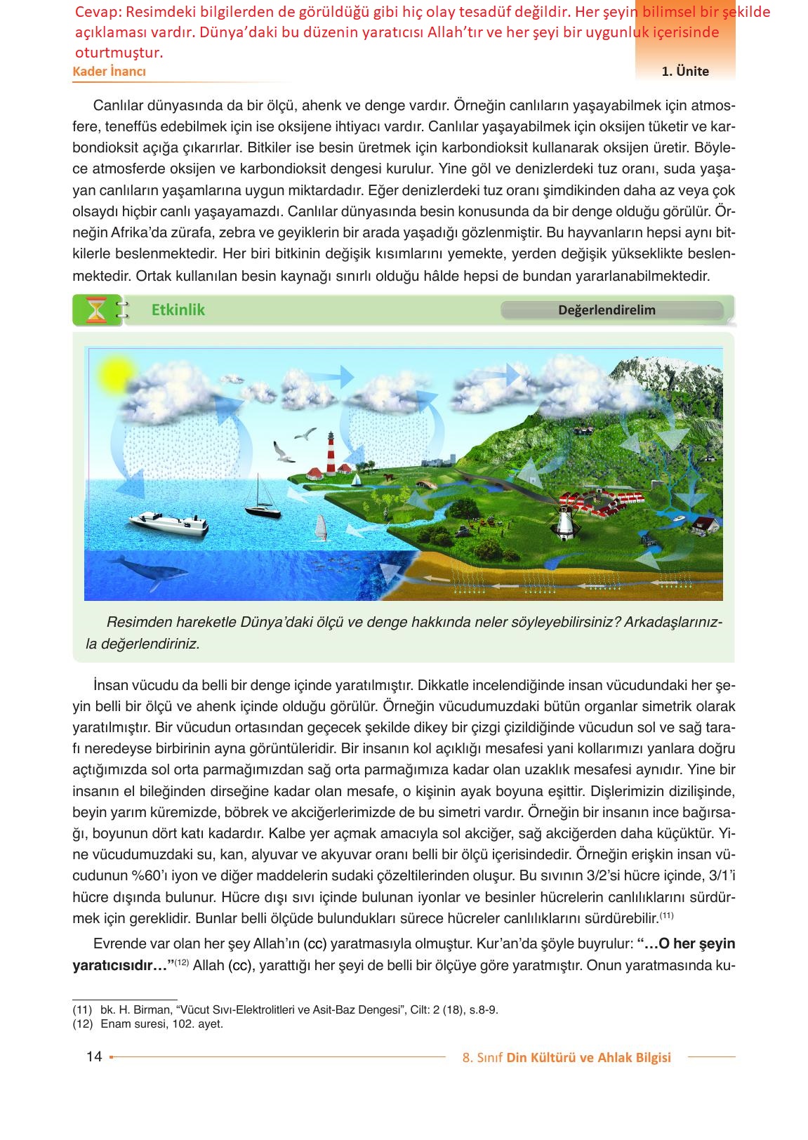 8. Sınıf Gezegen Yayıncılık Din Kültürü Ve Ahlak Bilgisi Ders Kitabı Sayfa 14 Cevapları 8. Sınıf Gezegen Yayıncılık Din Kültürü Ve Ahlak Bilgisi Ders Kitabı Sayfa 14 Cevapları