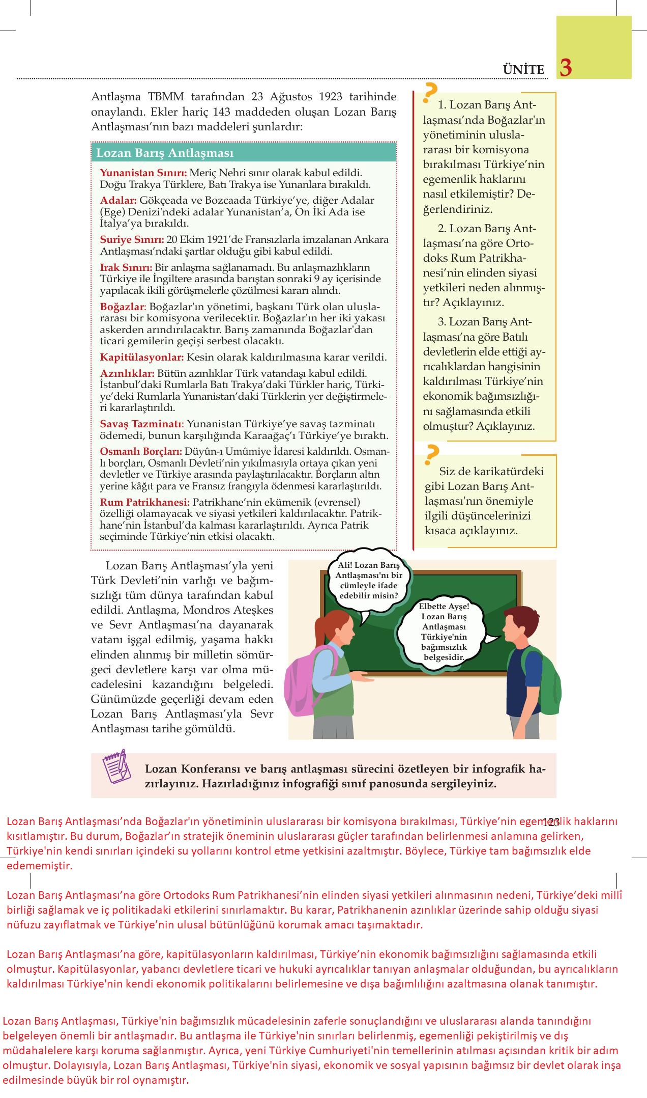 8. Sınıf Meb Yayınları İnkılap Tarihi Ve Atatürkçülük Ders Kitabı Sayfa 123 Cevapları 8. Sınıf Meb Yayınları İnkılap Tarihi Ve Atatürkçülük Ders Kitabı Sayfa 123 Cevapları