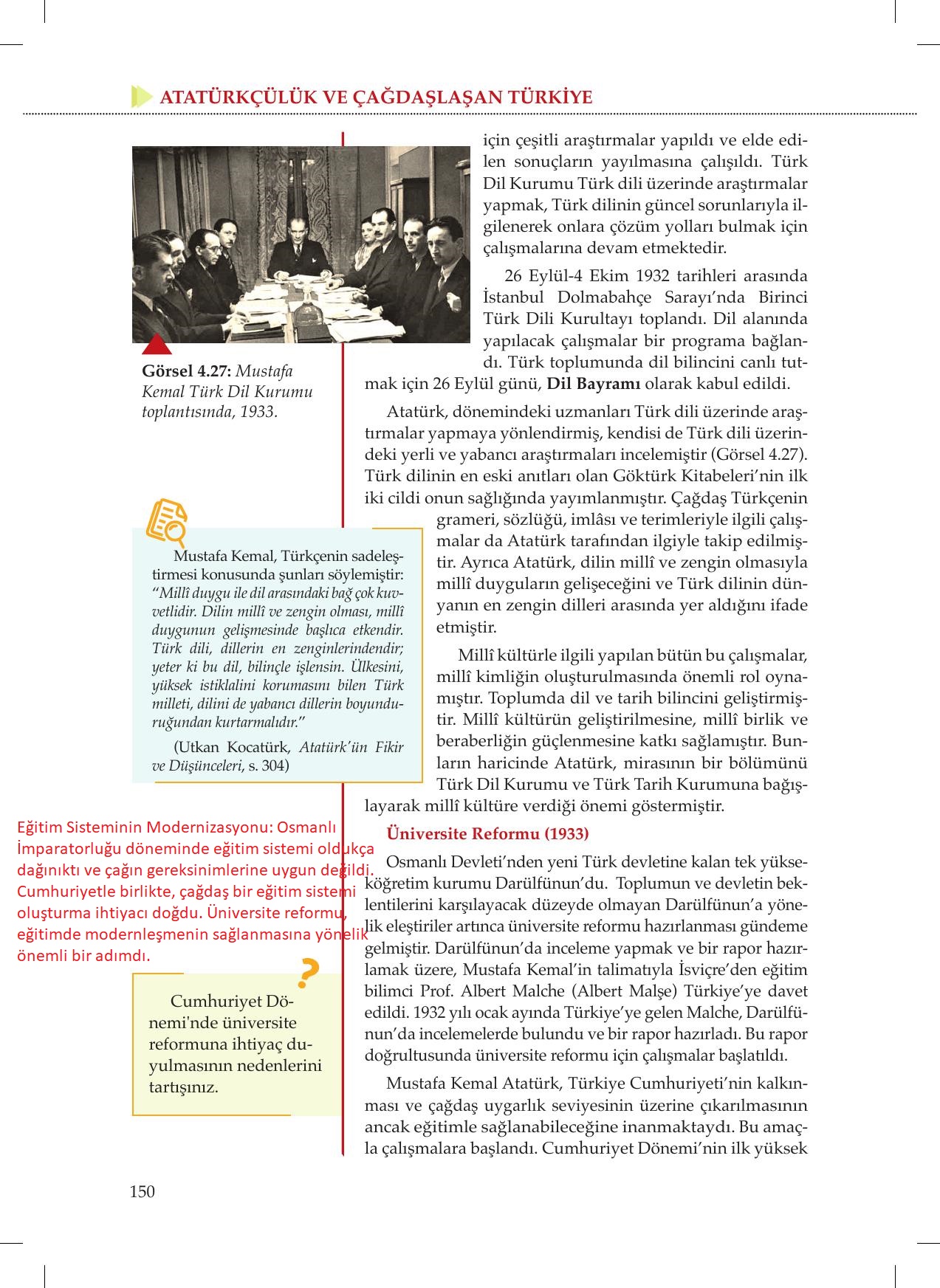 8. Sınıf Meb Yayınları İnkılap Tarihi Ve Atatürkçülük Ders Kitabı Sayfa 150 Cevapları 8. Sınıf Meb Yayınları İnkılap Tarihi Ve Atatürkçülük Ders Kitabı Sayfa 150 Cevapları
