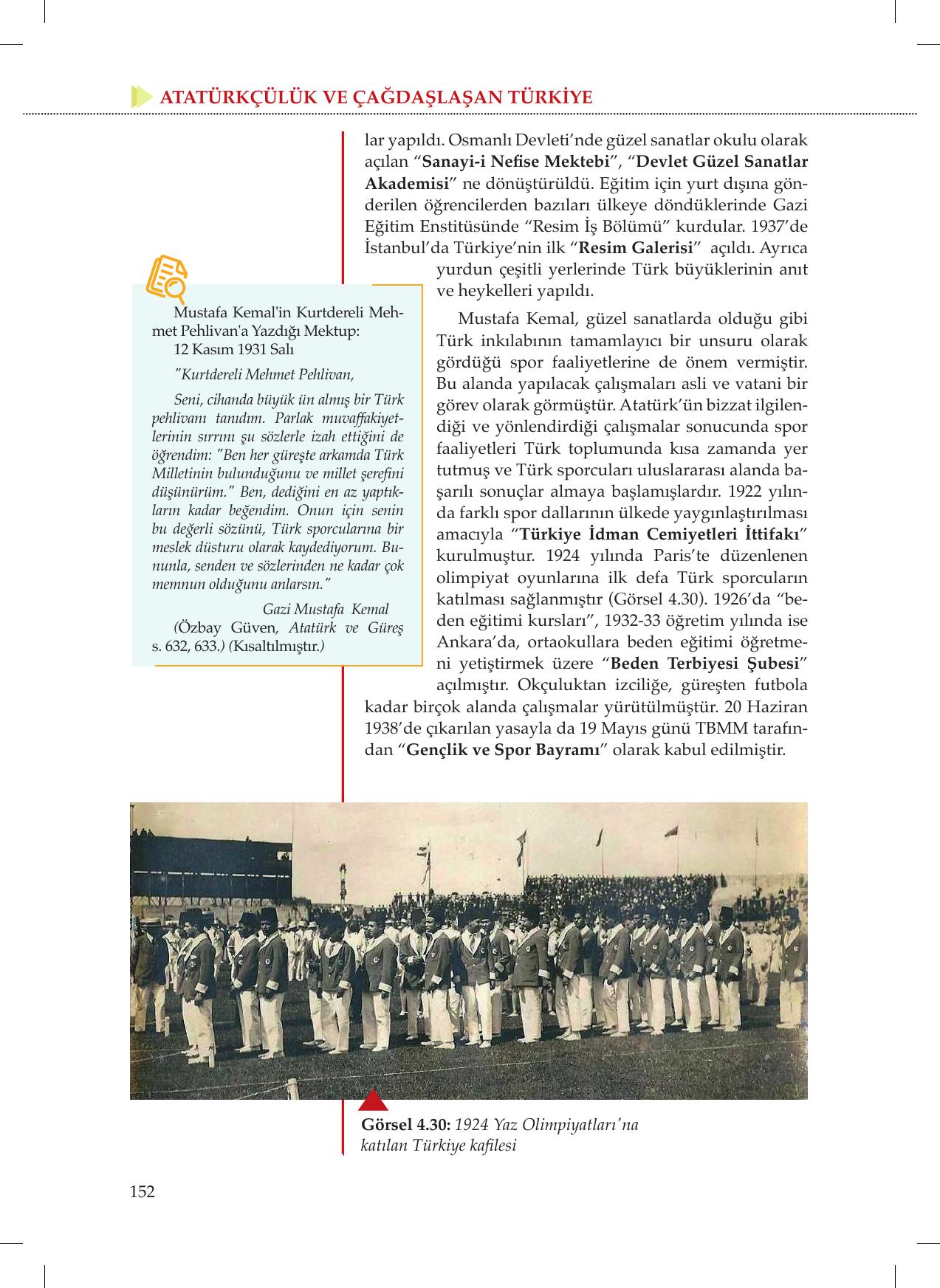 8. Sınıf Meb Yayınları İnkılap Tarihi Ve Atatürkçülük Ders Kitabı Sayfa 152 Cevapları 8. Sınıf Meb Yayınları İnkılap Tarihi Ve Atatürkçülük Ders Kitabı Sayfa 152 Cevapları