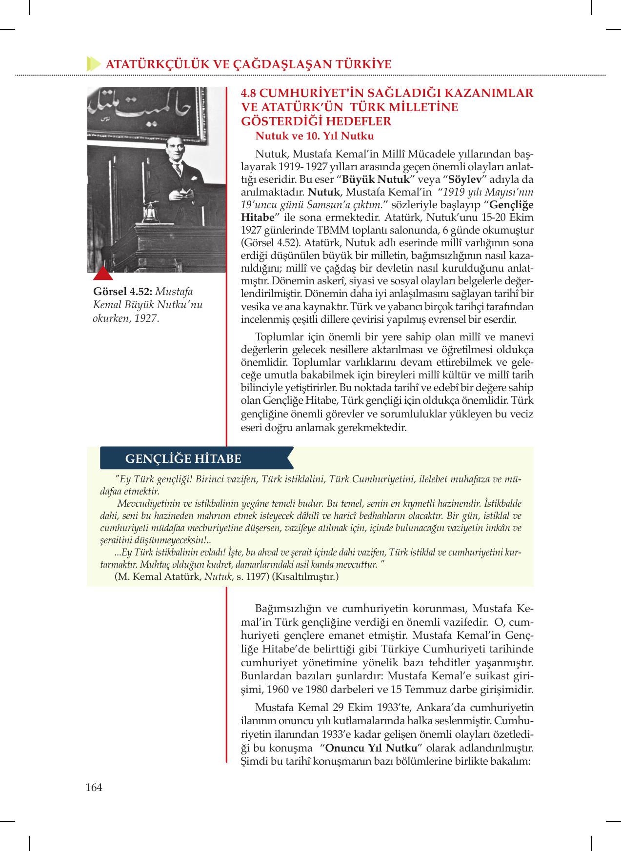 8. Sınıf Meb Yayınları İnkılap Tarihi Ve Atatürkçülük Ders Kitabı Sayfa 164 Cevapları 8. Sınıf Meb Yayınları İnkılap Tarihi Ve Atatürkçülük Ders Kitabı Sayfa 164 Cevapları