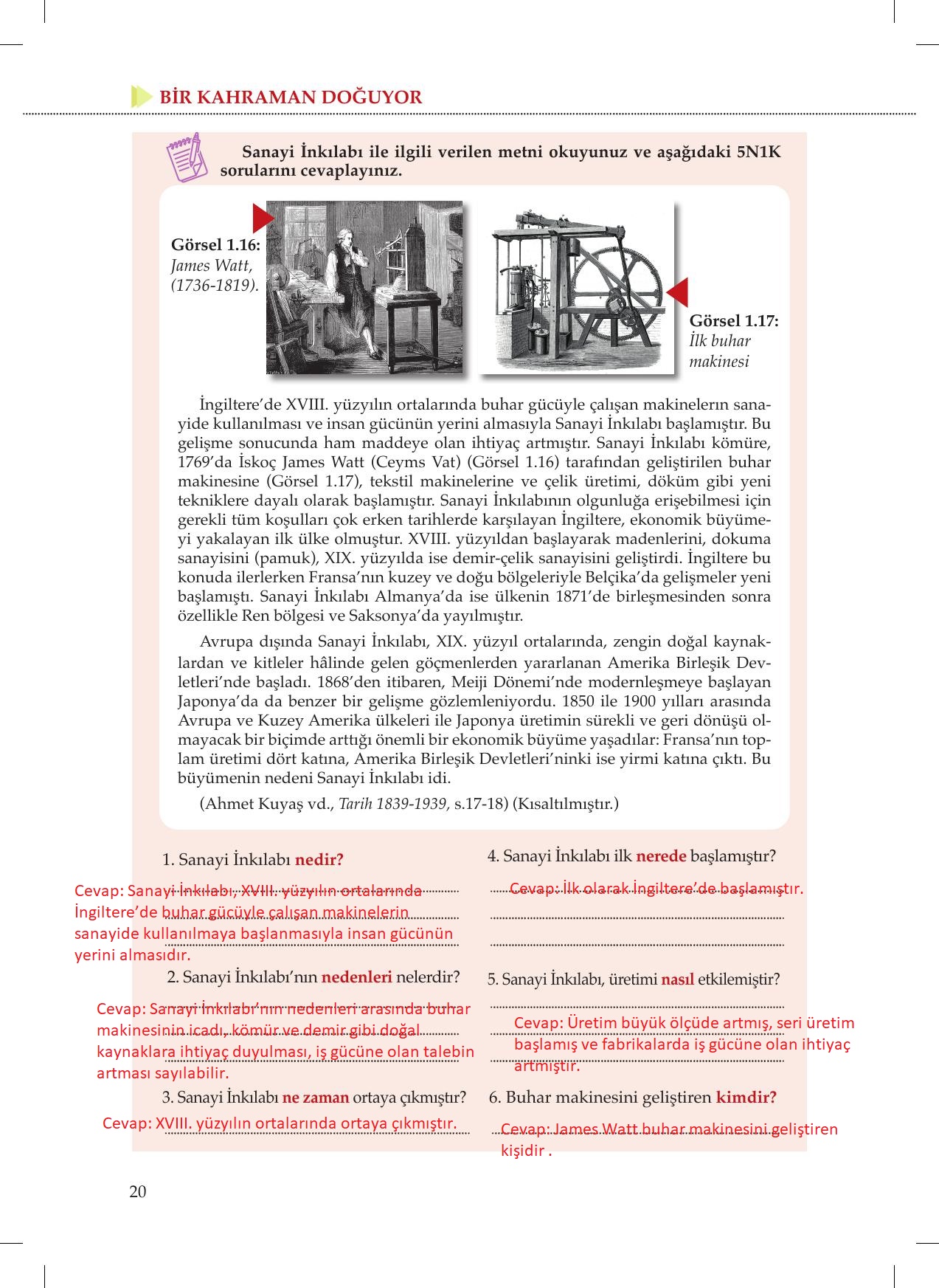 8. Sınıf Meb Yayınları İnkılap Tarihi Ve Atatürkçülük Ders Kitabı Sayfa 20 Cevapları 8. Sınıf Meb Yayınları İnkılap Tarihi Ve Atatürkçülük Ders Kitabı Sayfa 20 Cevapları