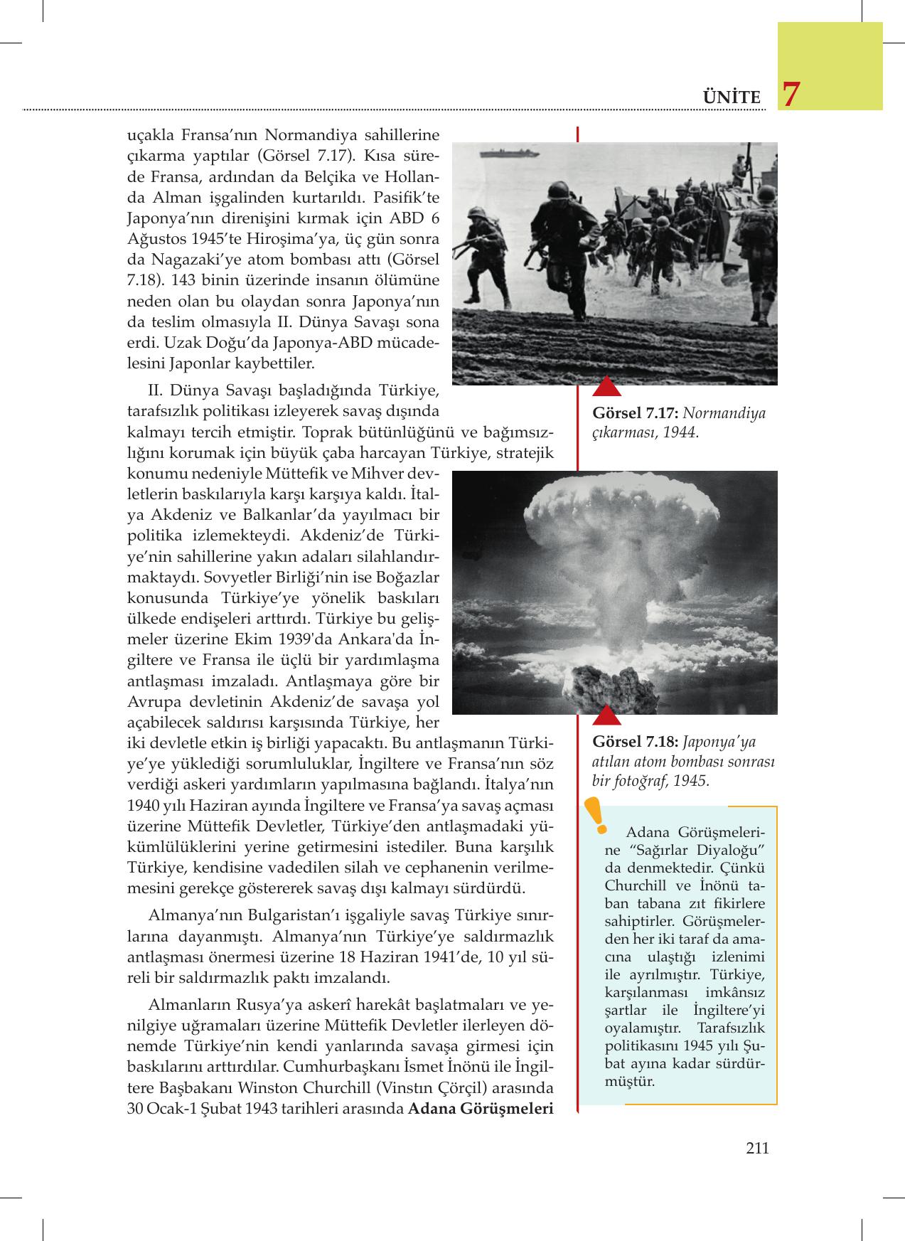8. Sınıf Meb Yayınları İnkılap Tarihi Ve Atatürkçülük Ders Kitabı Sayfa 211 Cevapları 8. Sınıf Meb Yayınları İnkılap Tarihi Ve Atatürkçülük Ders Kitabı Sayfa 211 Cevapları