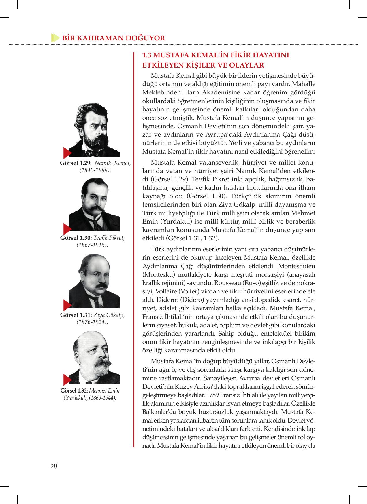 8. Sınıf Meb Yayınları İnkılap Tarihi Ve Atatürkçülük Ders Kitabı Sayfa 28 Cevapları 8. Sınıf Meb Yayınları İnkılap Tarihi Ve Atatürkçülük Ders Kitabı Sayfa 28 Cevapları