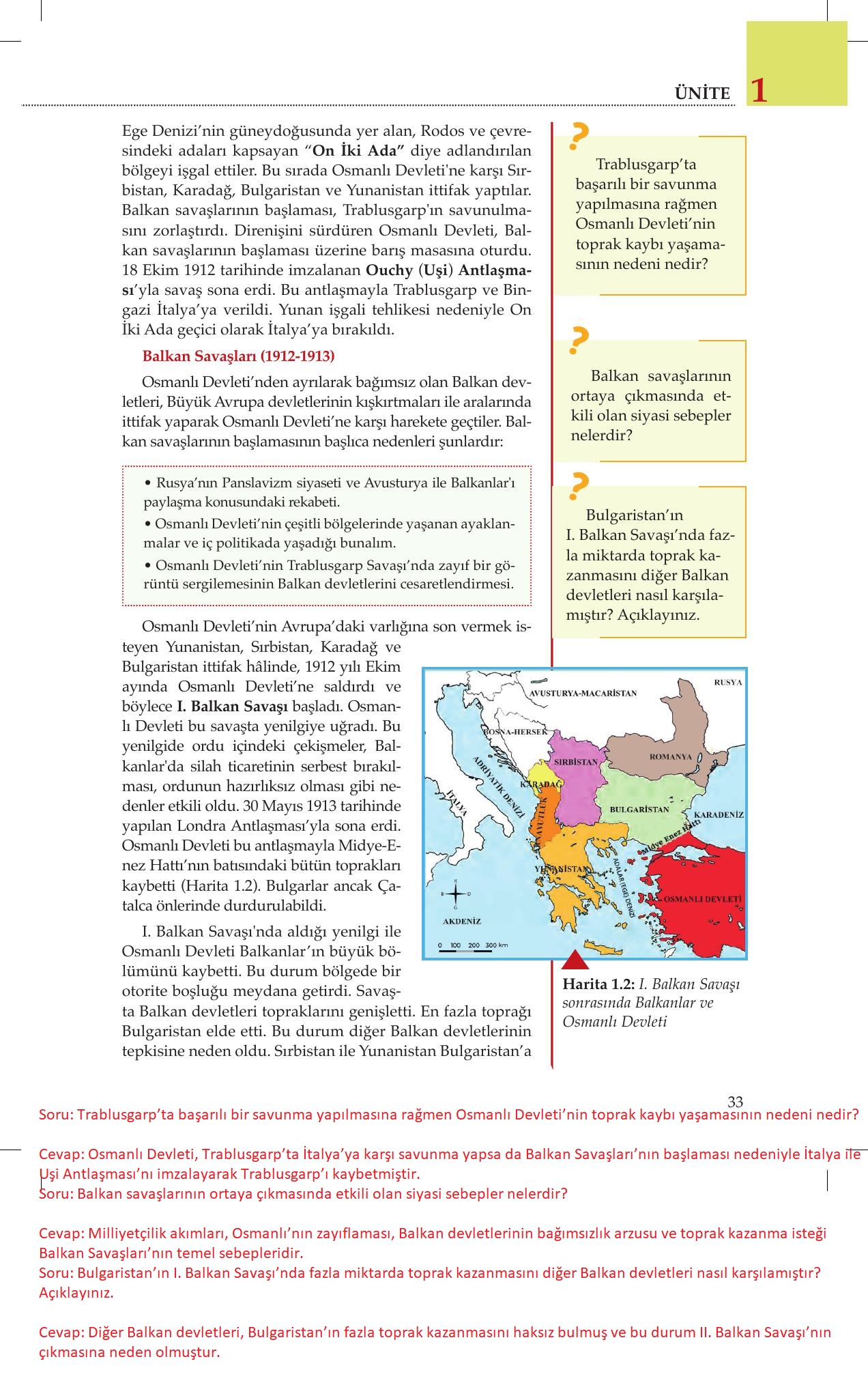 8. Sınıf Meb Yayınları İnkılap Tarihi Ve Atatürkçülük Ders Kitabı Sayfa 33 Cevapları 8. Sınıf Meb Yayınları İnkılap Tarihi Ve Atatürkçülük Ders Kitabı Sayfa 33 Cevapları