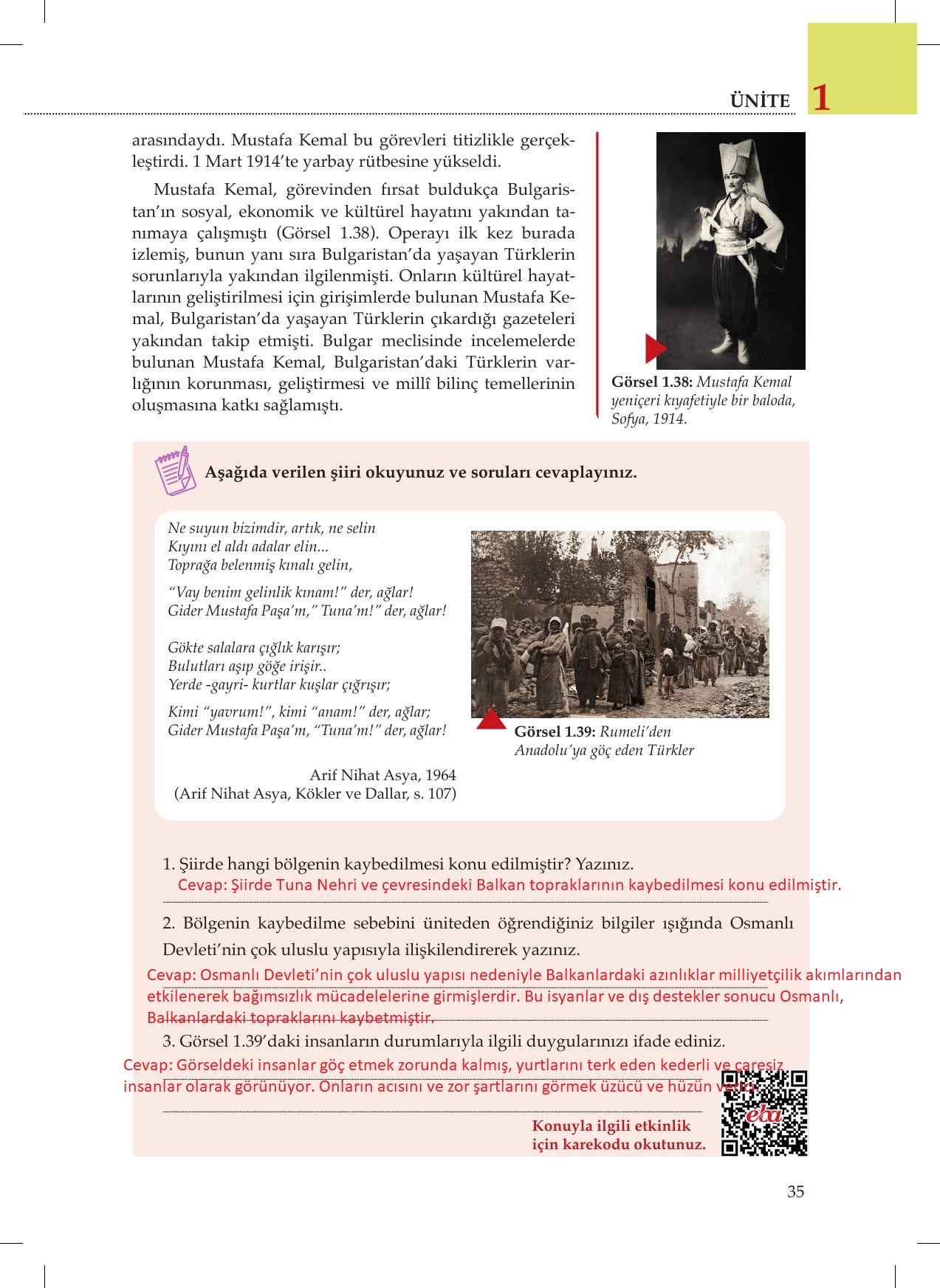 8. Sınıf Meb Yayınları İnkılap Tarihi Ve Atatürkçülük Ders Kitabı Sayfa 35 Cevapları 8. Sınıf Meb Yayınları İnkılap Tarihi Ve Atatürkçülük Ders Kitabı Sayfa 35 Cevapları