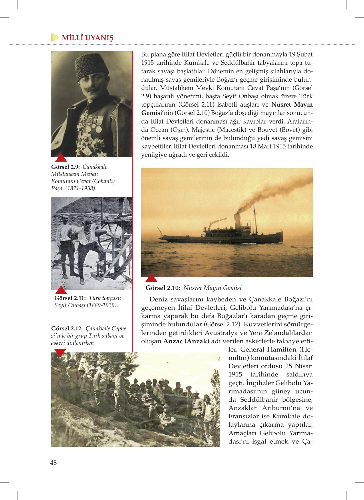 8. Sınıf Meb Yayınları İnkılap Tarihi Ve Atatürkçülük Ders Kitabı Sayfa 48 Cevapları 8. Sınıf Meb Yayınları İnkılap Tarihi Ve Atatürkçülük Ders Kitabı Sayfa 48 Cevapları