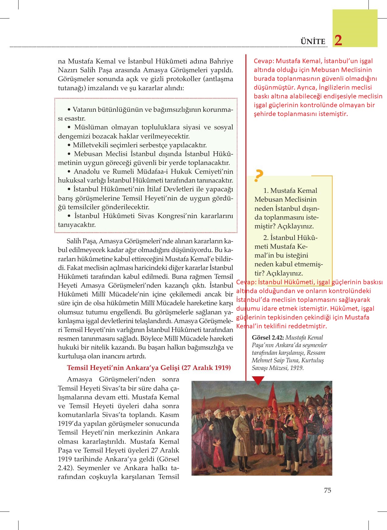 8. Sınıf Meb Yayınları İnkılap Tarihi Ve Atatürkçülük Ders Kitabı Sayfa 75 Cevapları 8. Sınıf Meb Yayınları İnkılap Tarihi Ve Atatürkçülük Ders Kitabı Sayfa 75 Cevapları
