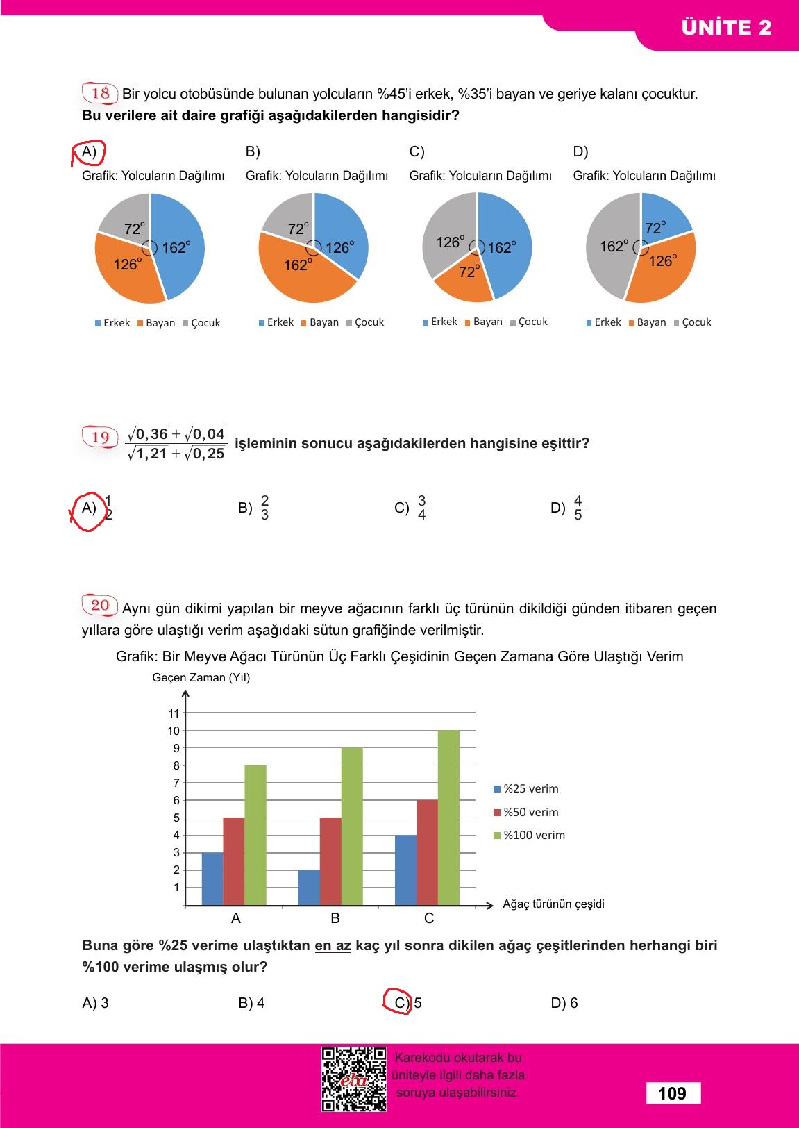 8. Sınıf Meb Yayınları Matematik Ders Kitabı Sayfa 109 Cevapları 8. Sınıf Meb Yayınları Matematik Ders Kitabı Sayfa 109 Cevapları