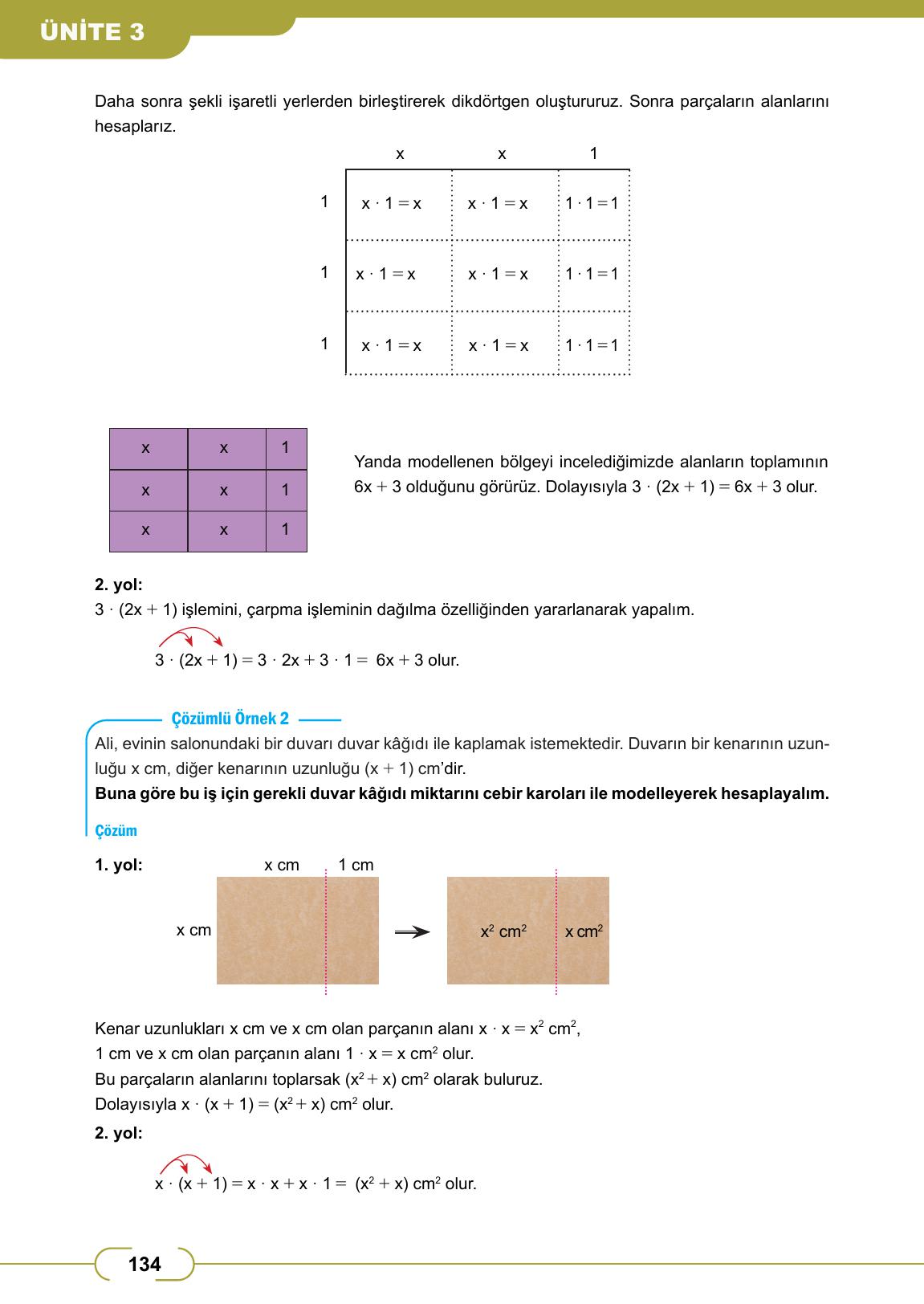 8. Sınıf Meb Yayınları Matematik Ders Kitabı Sayfa 134 Cevapları