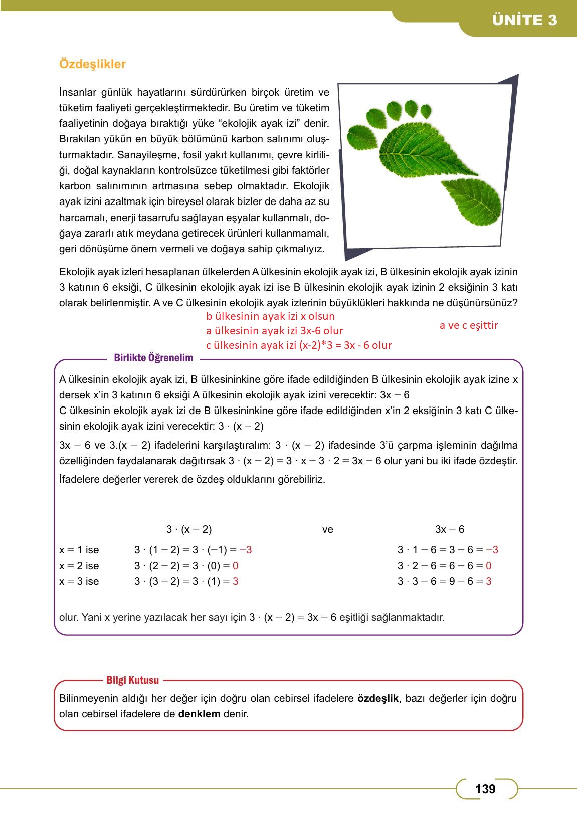 8. Sınıf Meb Yayınları Matematik Ders Kitabı Sayfa 139 Cevapları