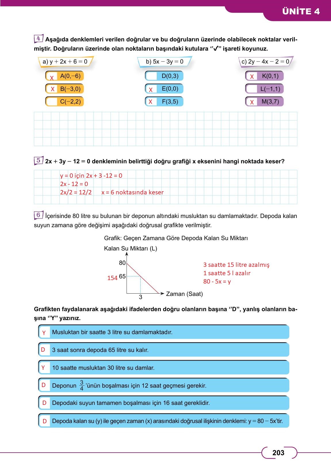 8. Sınıf Meb Yayınları Matematik Ders Kitabı Sayfa 203 Cevapları 8. Sınıf Meb Yayınları Matematik Ders Kitabı Sayfa 203 Cevapları