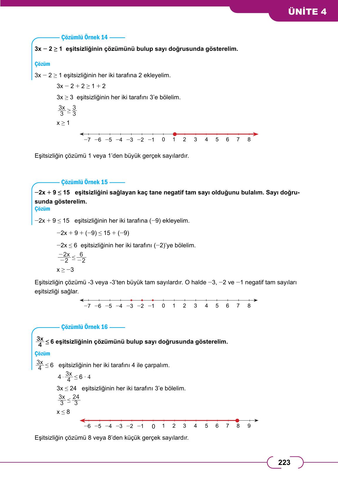 8. Sınıf Meb Yayınları Matematik Ders Kitabı Sayfa 223 Cevapları 8. Sınıf Meb Yayınları Matematik Ders Kitabı Sayfa 223 Cevapları