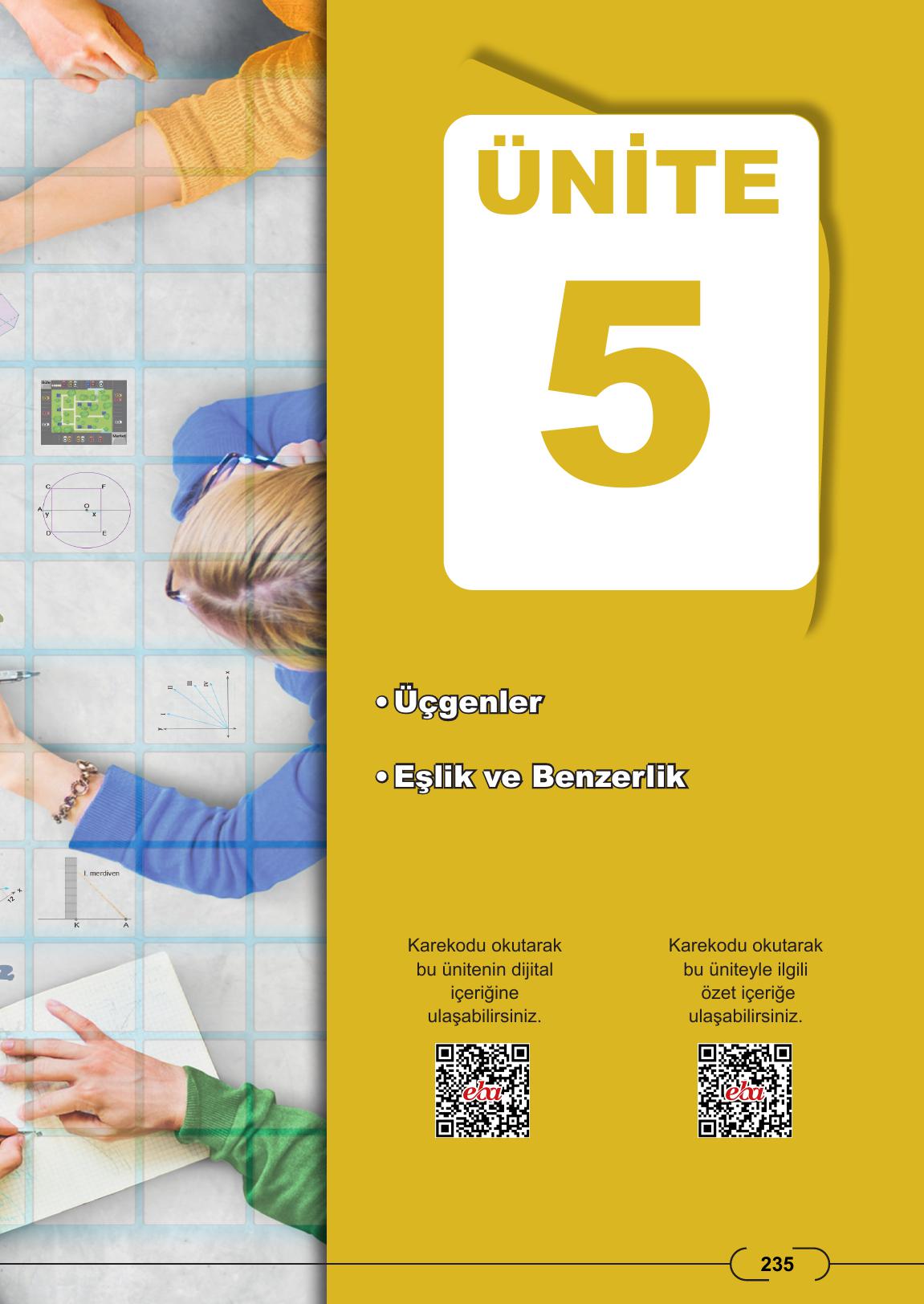 8. Sınıf Meb Yayınları Matematik Ders Kitabı Sayfa 235 Cevapları