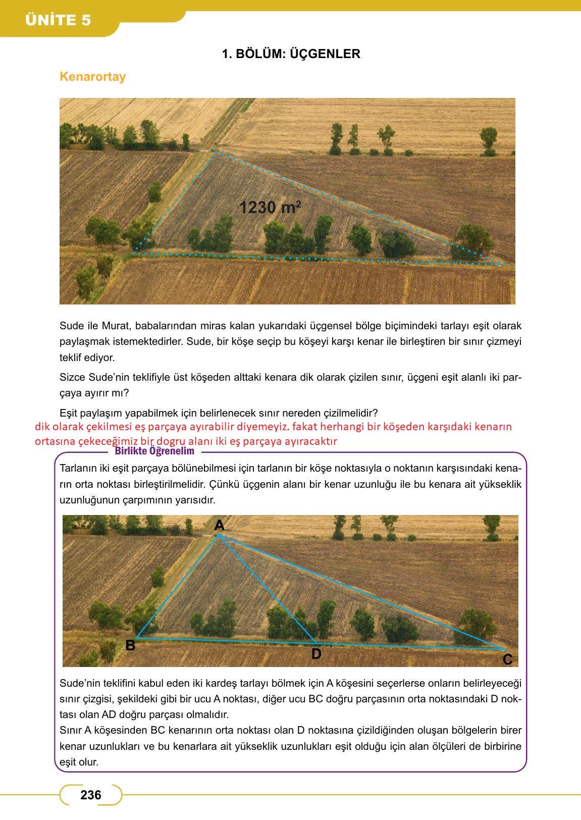 8. Sınıf Meb Yayınları Matematik Ders Kitabı Sayfa 236 Cevapları 8. Sınıf Meb Yayınları Matematik Ders Kitabı Sayfa 236 Cevapları