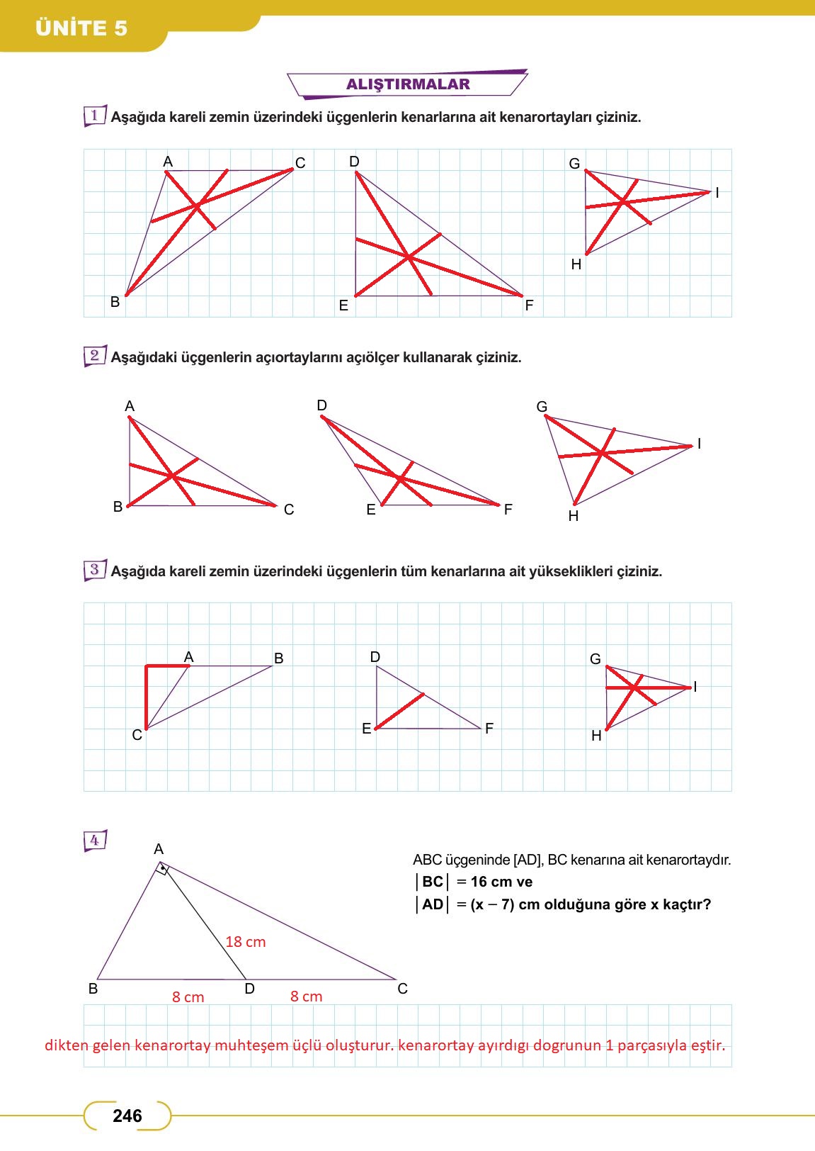 8. Sınıf Meb Yayınları Matematik Ders Kitabı Sayfa 246 Cevapları 8. Sınıf Meb Yayınları Matematik Ders Kitabı Sayfa 246 Cevapları