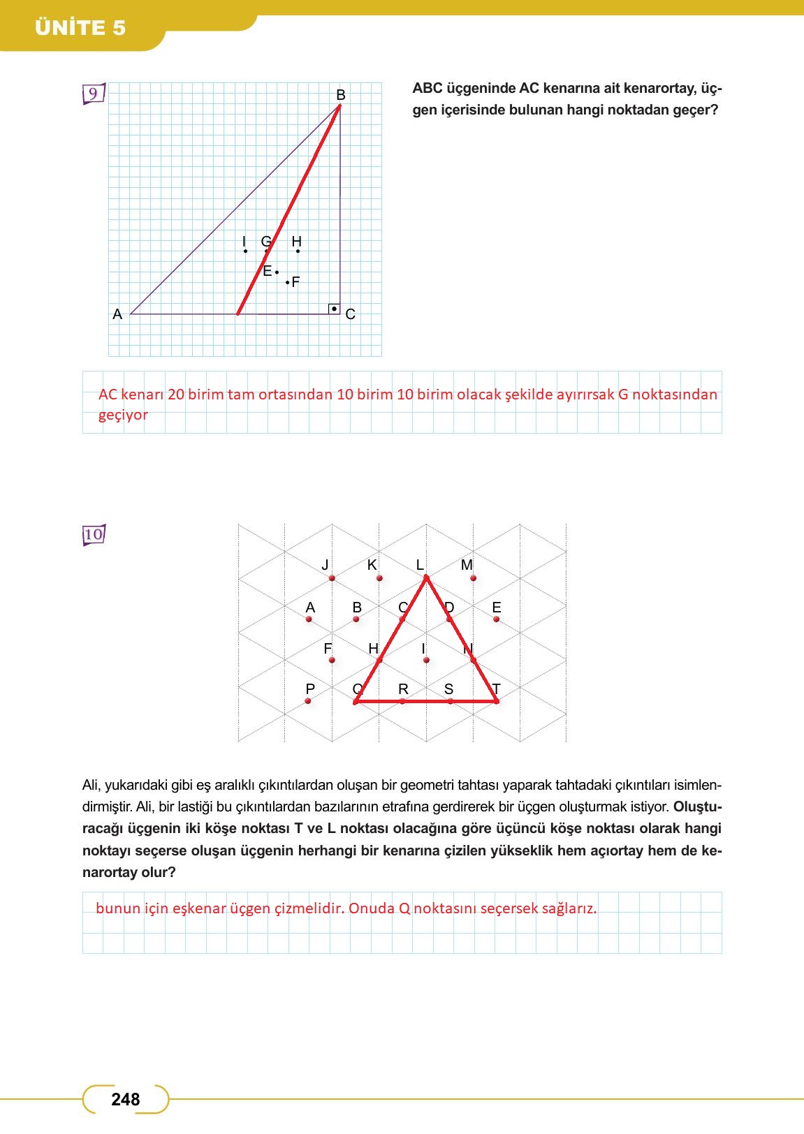 8. Sınıf Meb Yayınları Matematik Ders Kitabı Sayfa 248 Cevapları