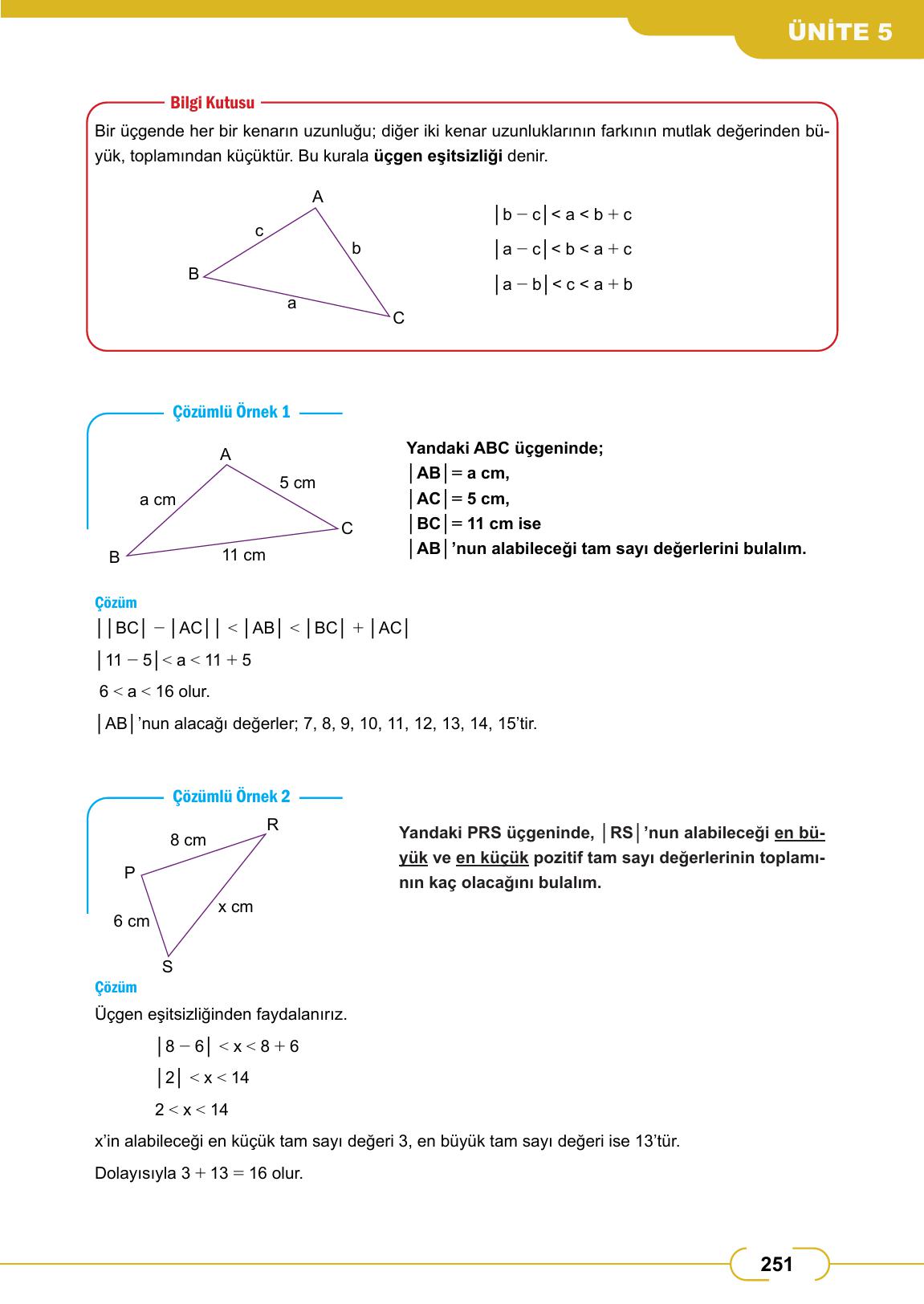 8. Sınıf Meb Yayınları Matematik Ders Kitabı Sayfa 251 Cevapları 8. Sınıf Meb Yayınları Matematik Ders Kitabı Sayfa 251 Cevapları