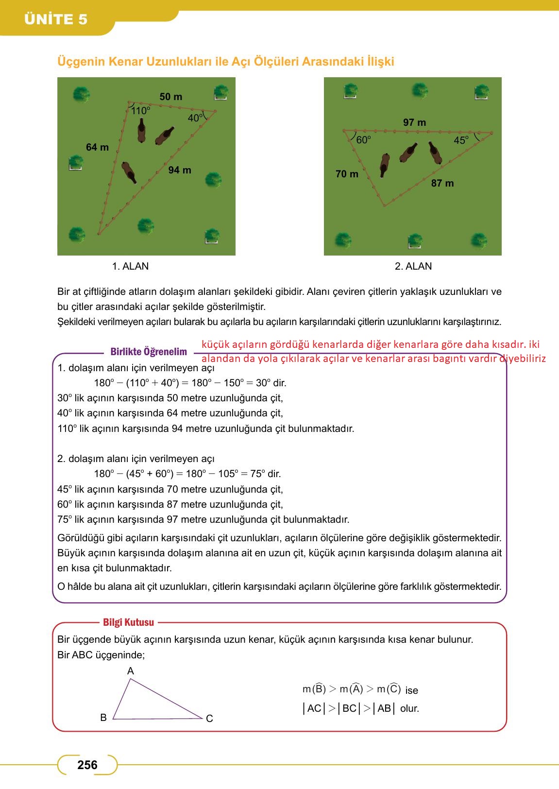 8. Sınıf Meb Yayınları Matematik Ders Kitabı Sayfa 256 Cevapları 8. Sınıf Meb Yayınları Matematik Ders Kitabı Sayfa 256 Cevapları