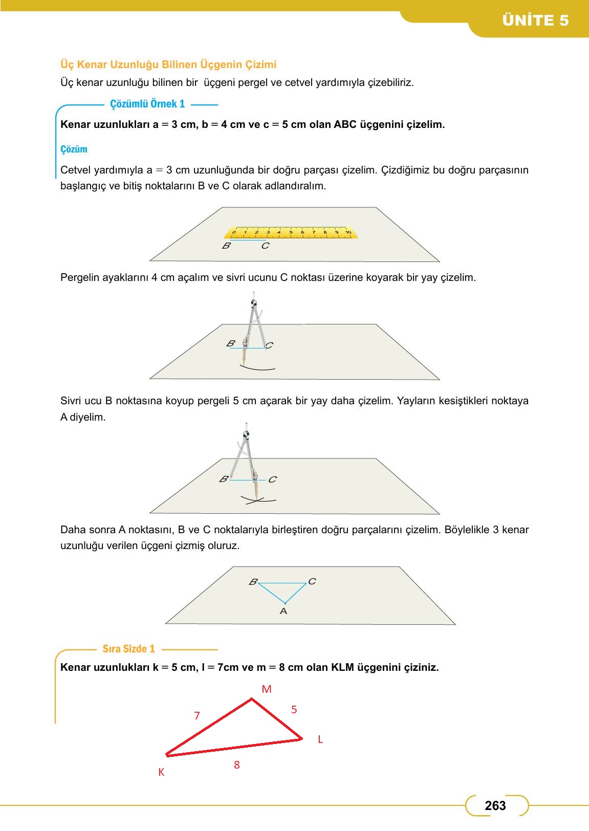 8. Sınıf Meb Yayınları Matematik Ders Kitabı Sayfa 263 Cevapları
