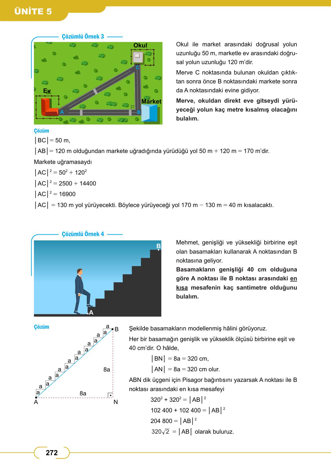 8. Sınıf Meb Yayınları Matematik Ders Kitabı Sayfa 272 Cevapları