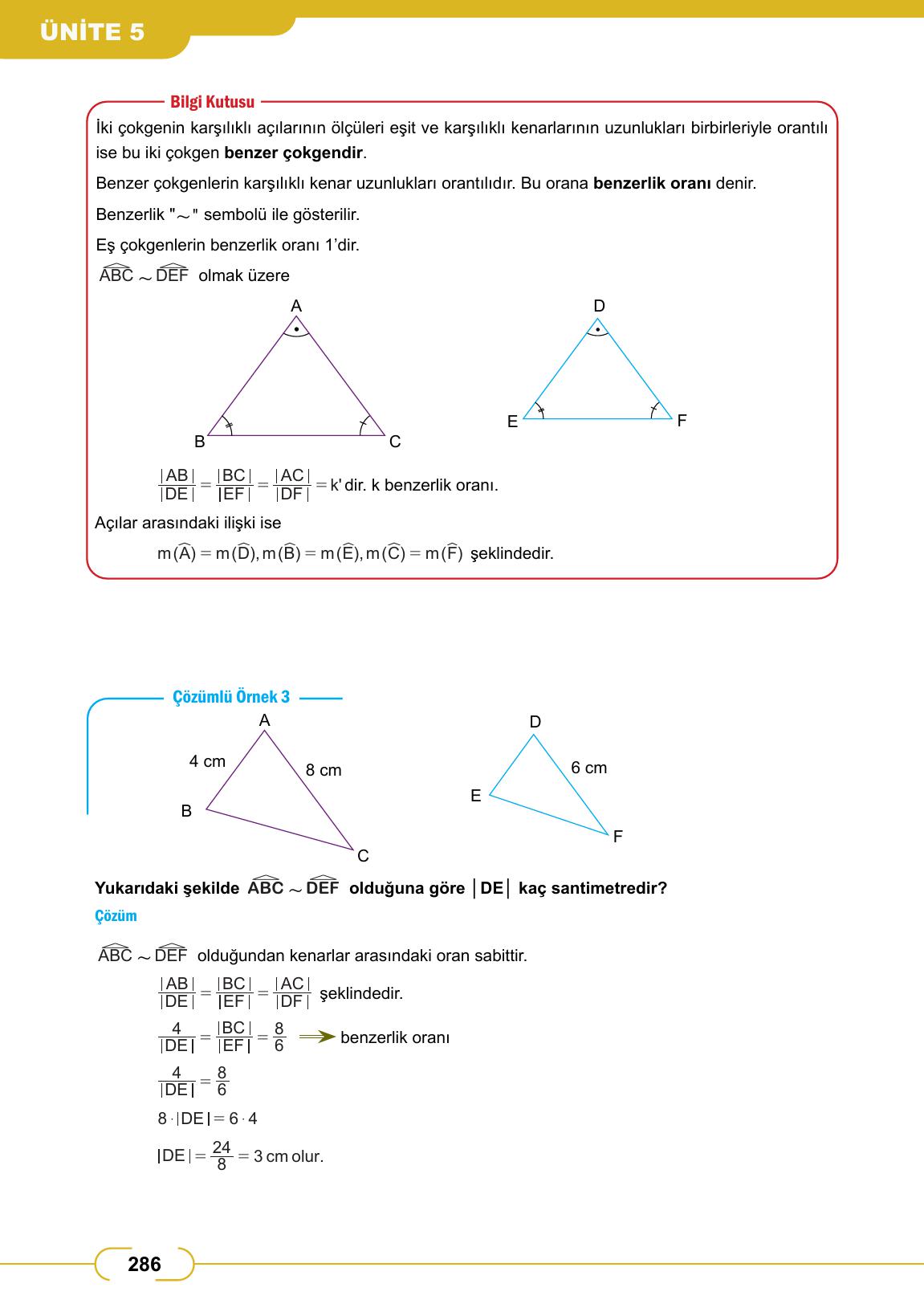 8. Sınıf Meb Yayınları Matematik Ders Kitabı Sayfa 286 Cevapları