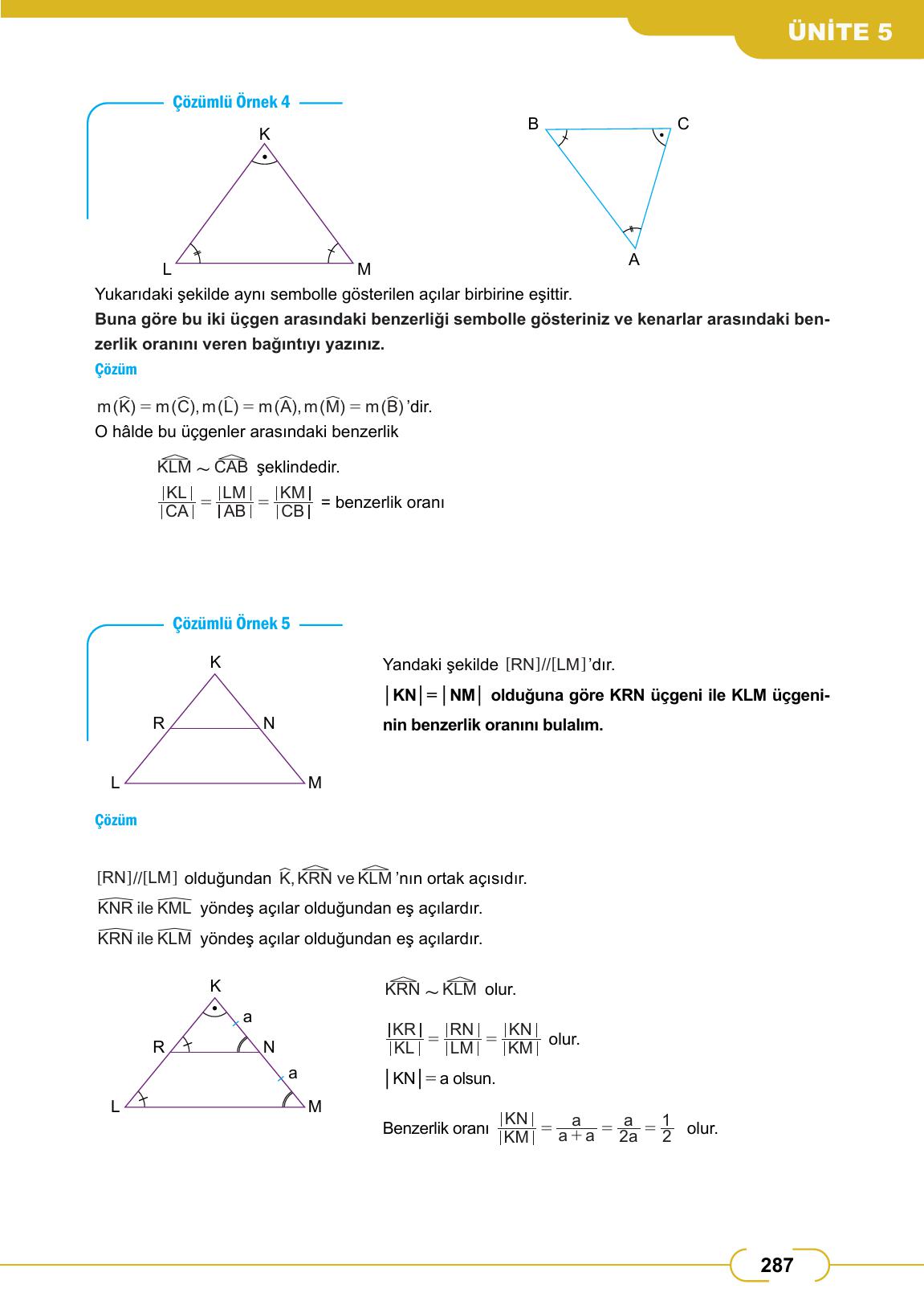 8. Sınıf Meb Yayınları Matematik Ders Kitabı Sayfa 287 Cevapları