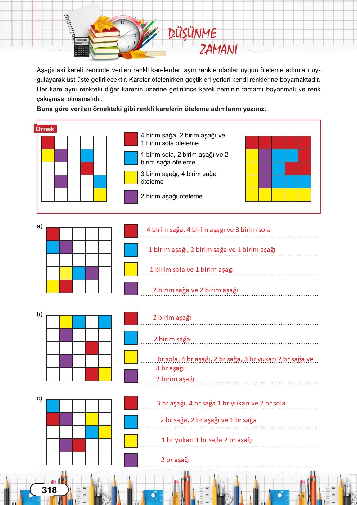 8. Sınıf Meb Yayınları Matematik Ders Kitabı Sayfa 318 Cevapları 8. Sınıf Meb Yayınları Matematik Ders Kitabı Sayfa 318 Cevapları