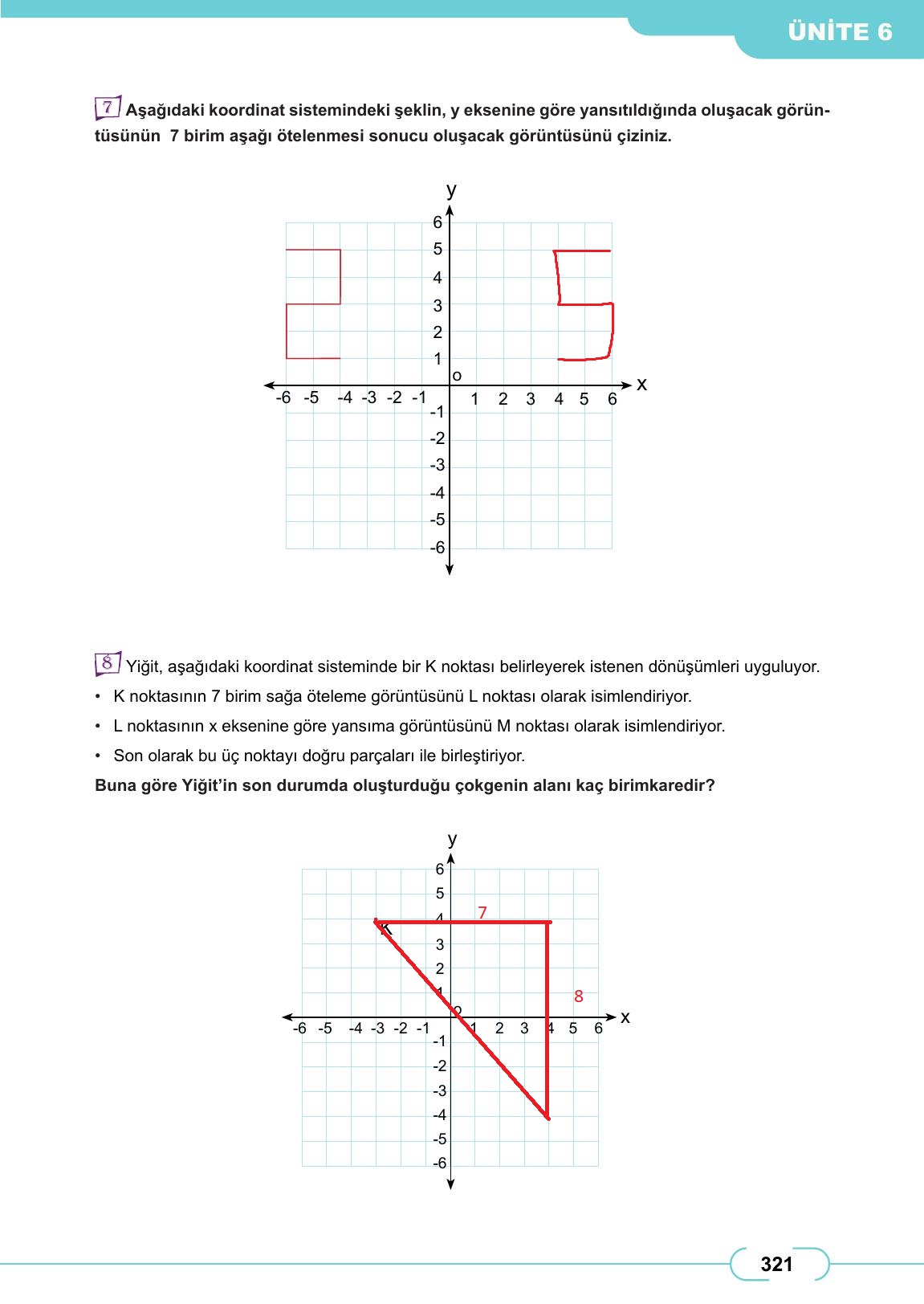 8. Sınıf Meb Yayınları Matematik Ders Kitabı Sayfa 321 Cevapları