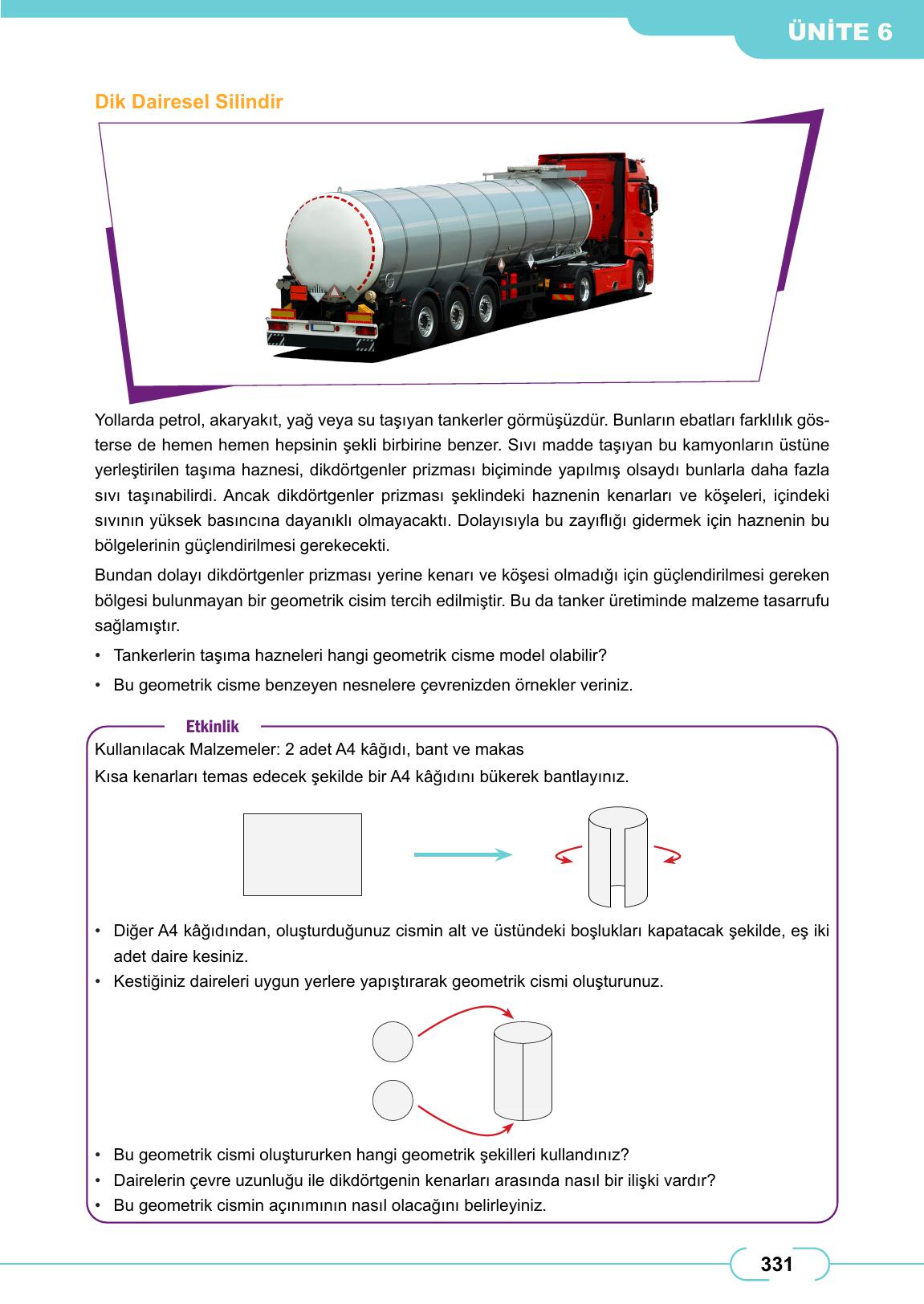 8. Sınıf Meb Yayınları Matematik Ders Kitabı Sayfa 331 Cevapları