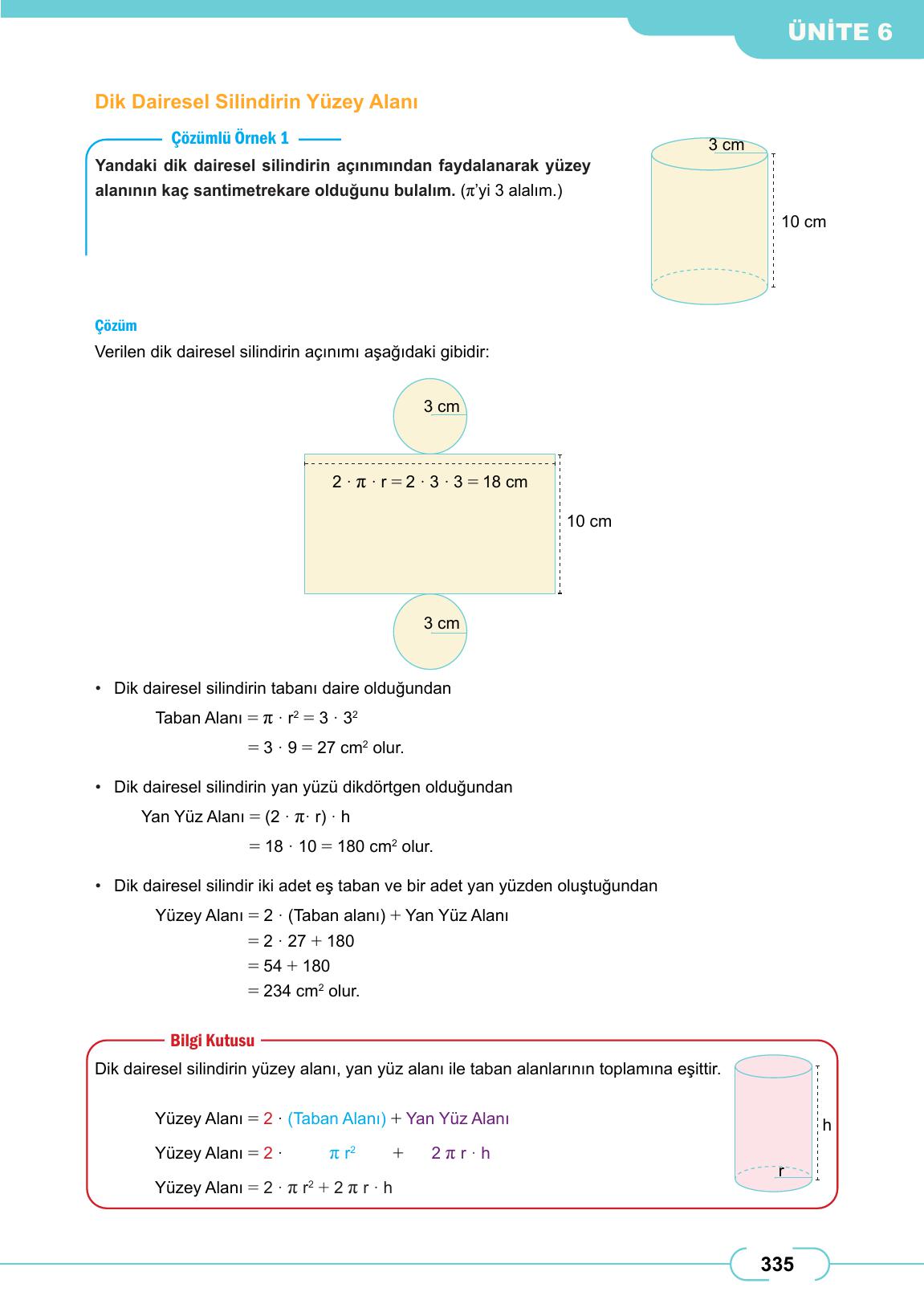 8. Sınıf Meb Yayınları Matematik Ders Kitabı Sayfa 335 Cevapları