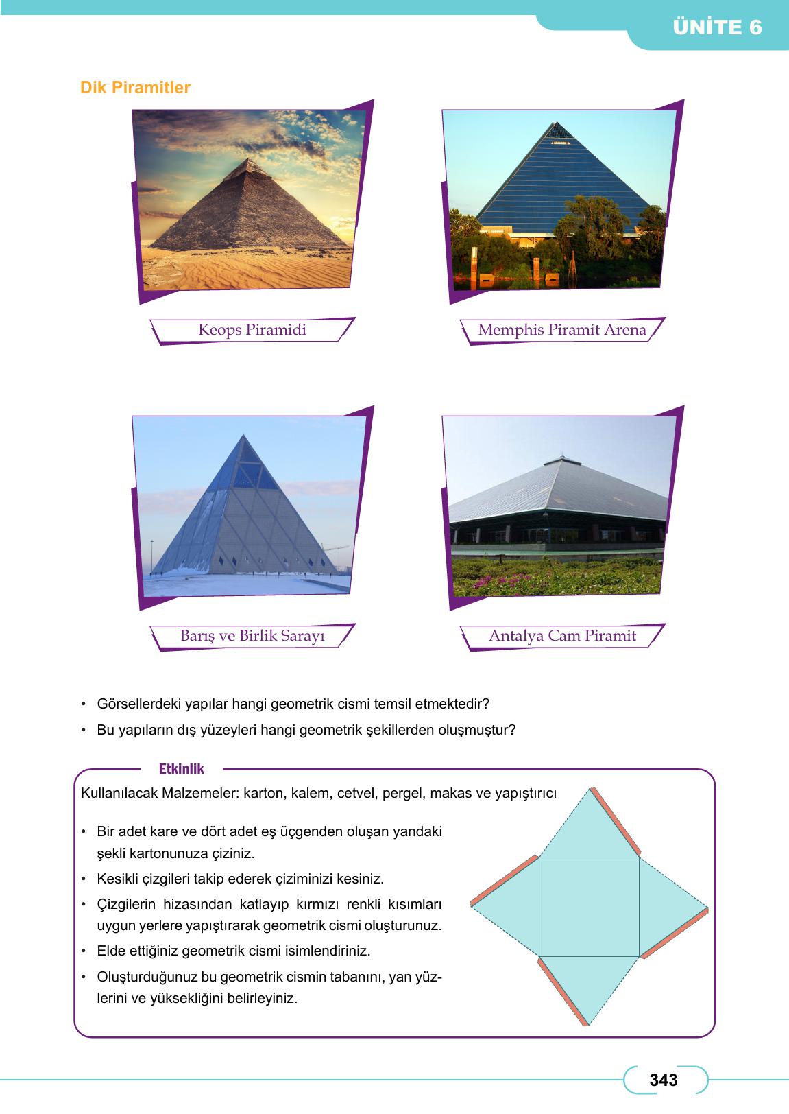 8. Sınıf Meb Yayınları Matematik Ders Kitabı Sayfa 343 Cevapları