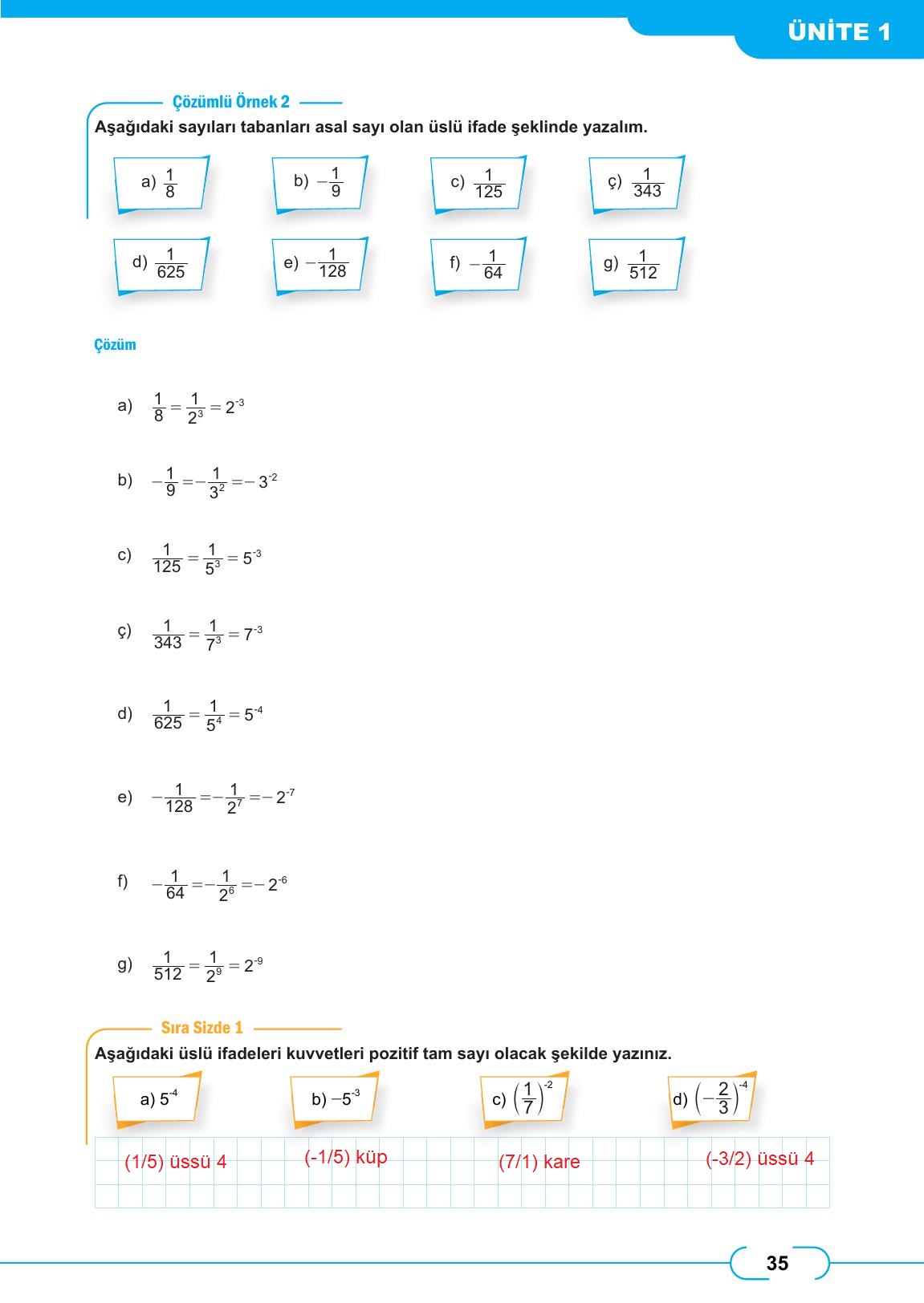 8. Sınıf Meb Yayınları Matematik Ders Kitabı Sayfa 35 Cevapları