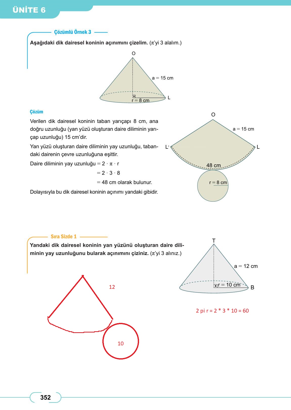 8. Sınıf Meb Yayınları Matematik Ders Kitabı Sayfa 352 Cevapları