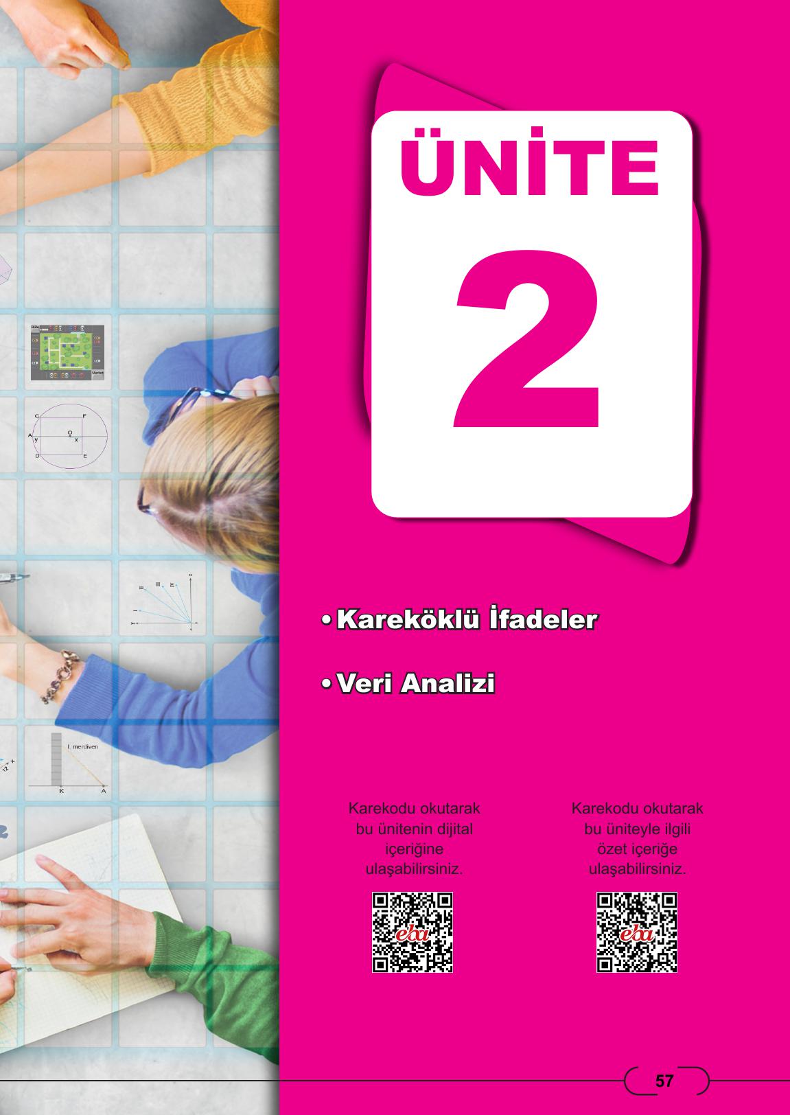 8. Sınıf Meb Yayınları Matematik Ders Kitabı Sayfa 57 Cevapları
