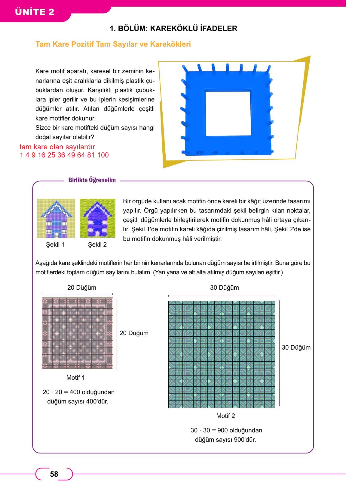 8. Sınıf Meb Yayınları Matematik Ders Kitabı Sayfa 58 Cevapları