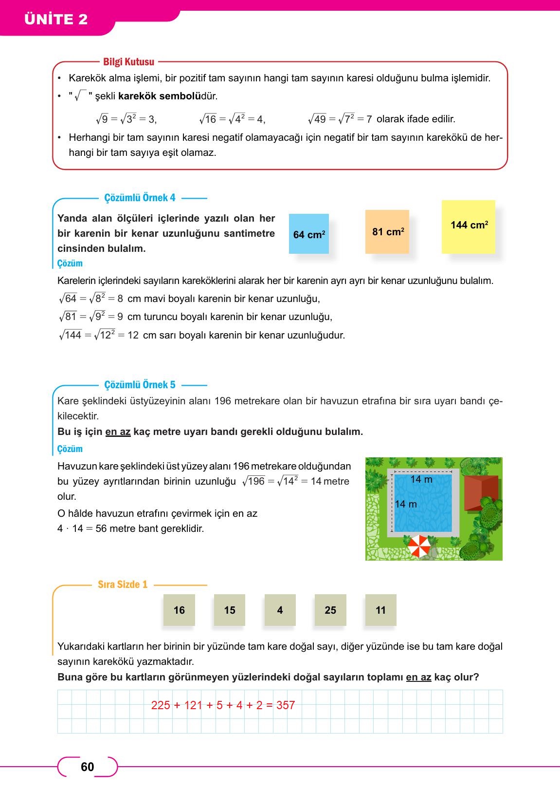 8. Sınıf Meb Yayınları Matematik Ders Kitabı Sayfa 60 Cevapları