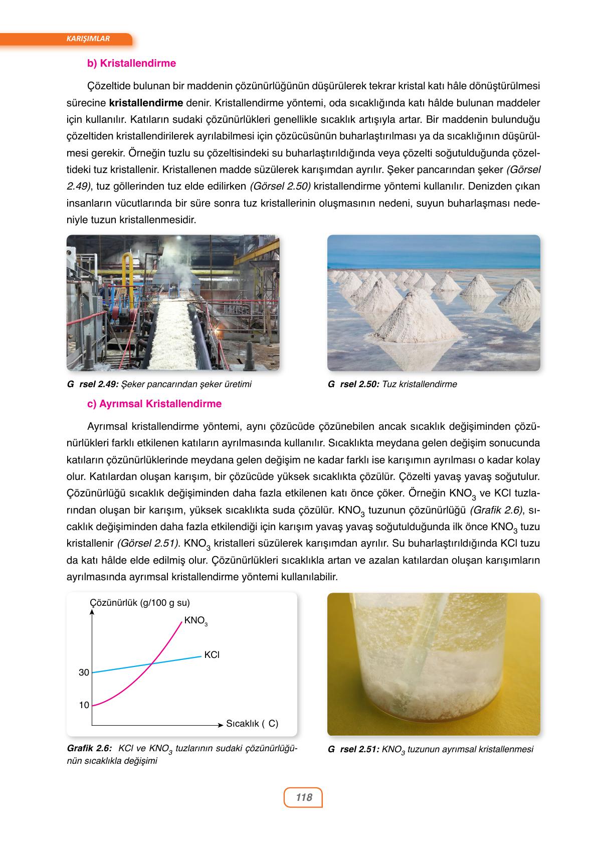10. Sınıf Ata Yayıncılık Kimya Ders Kitabı Sayfa 118 Cevapları 10. Sınıf Ata Yayıncılık Kimya Ders Kitabı Sayfa 118 Cevapları