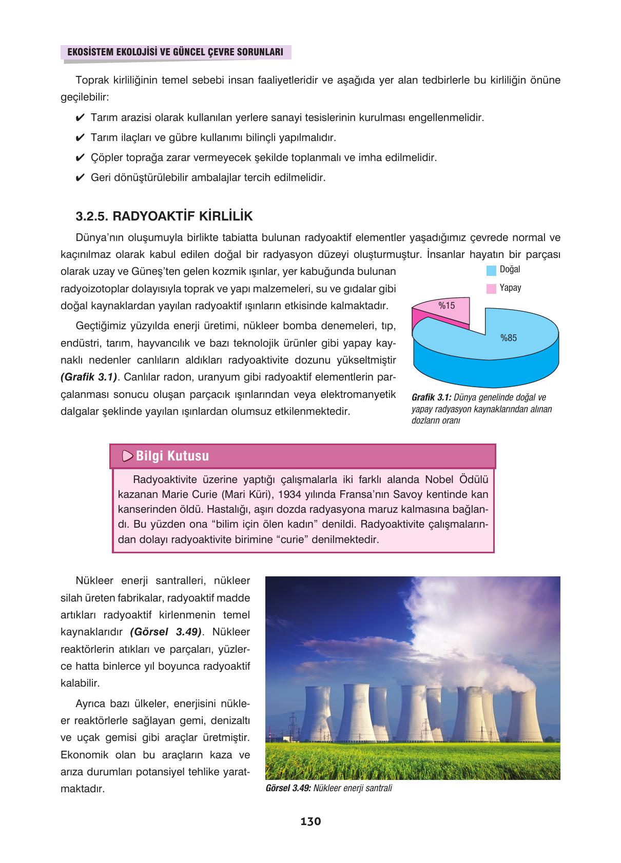 10. Sınıf Dörtel Yayınları Biyoloji Ders Kitabı Sayfa 130 Cevapları 10. Sınıf Dörtel Yayınları Biyoloji Ders Kitabı Sayfa 130 Cevapları