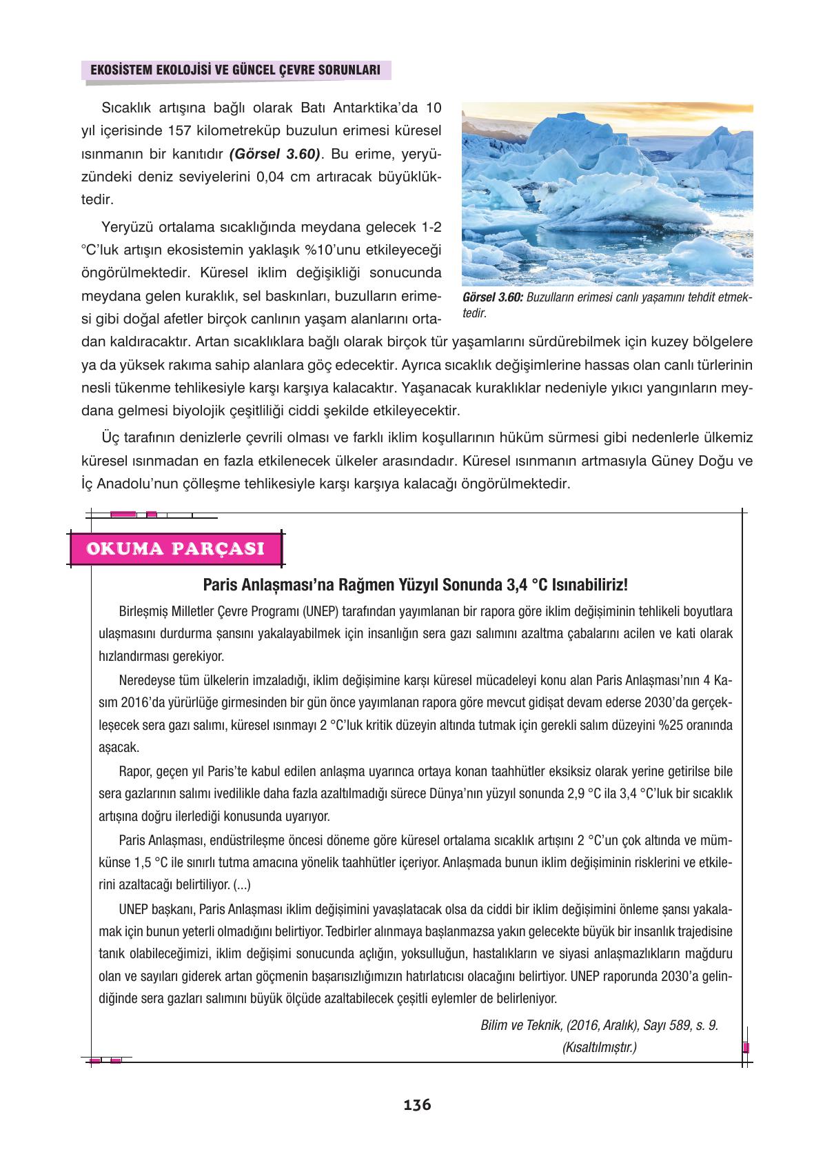 10. Sınıf Dörtel Yayınları Biyoloji Ders Kitabı Sayfa 136 Cevapları