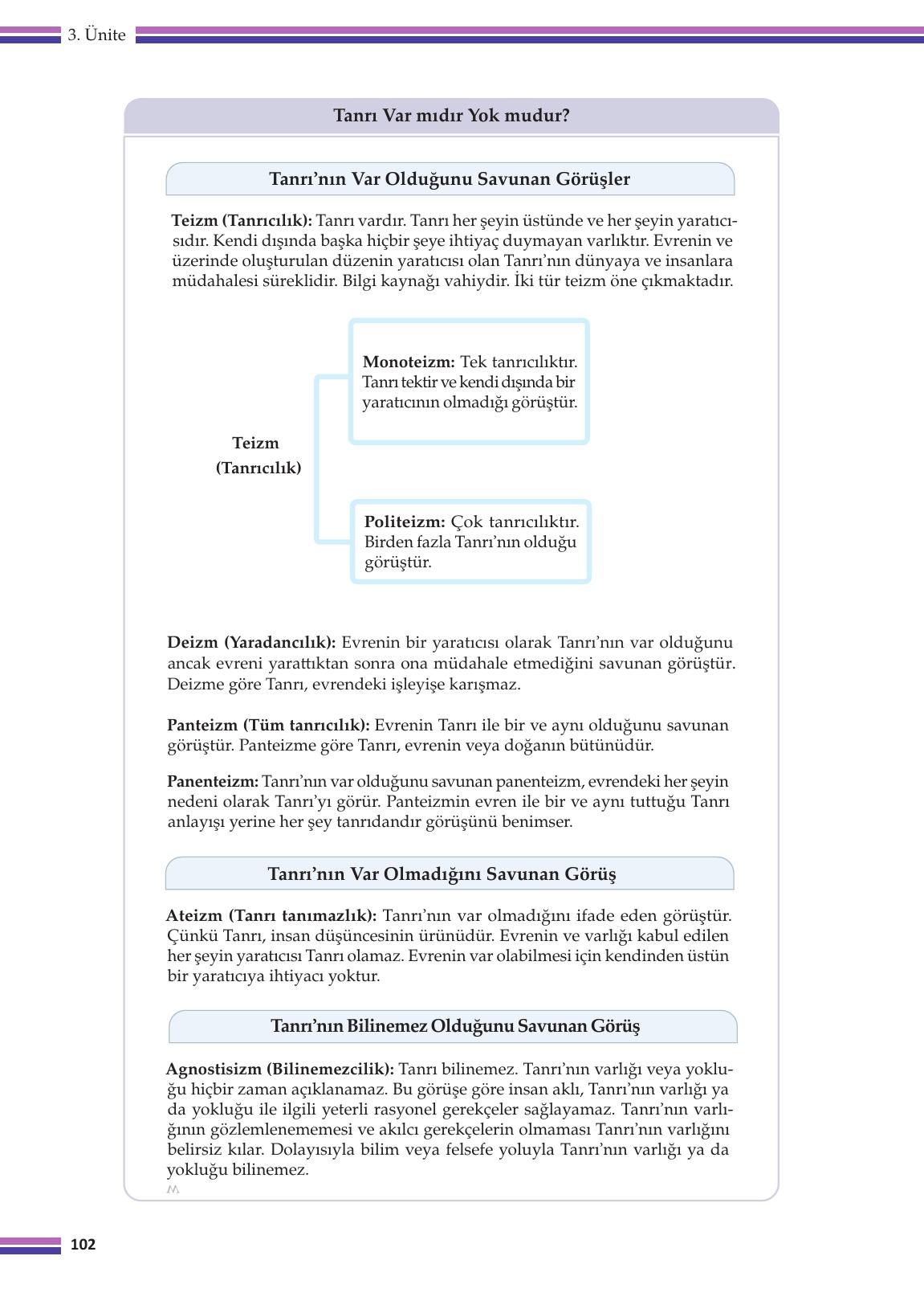 10. Sınıf Meb Yayınları Felsefe Ders Kitabı Sayfa 102 Cevapları 10. Sınıf Meb Yayınları Felsefe Ders Kitabı Sayfa 102 Cevapları