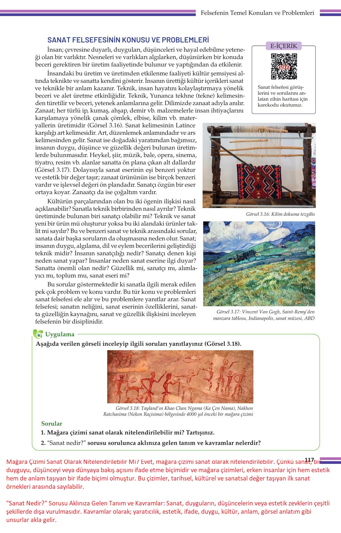 10. Sınıf Meb Yayınları Felsefe Ders Kitabı Sayfa 117 Cevapları 10. Sınıf Meb Yayınları Felsefe Ders Kitabı Sayfa 117 Cevapları