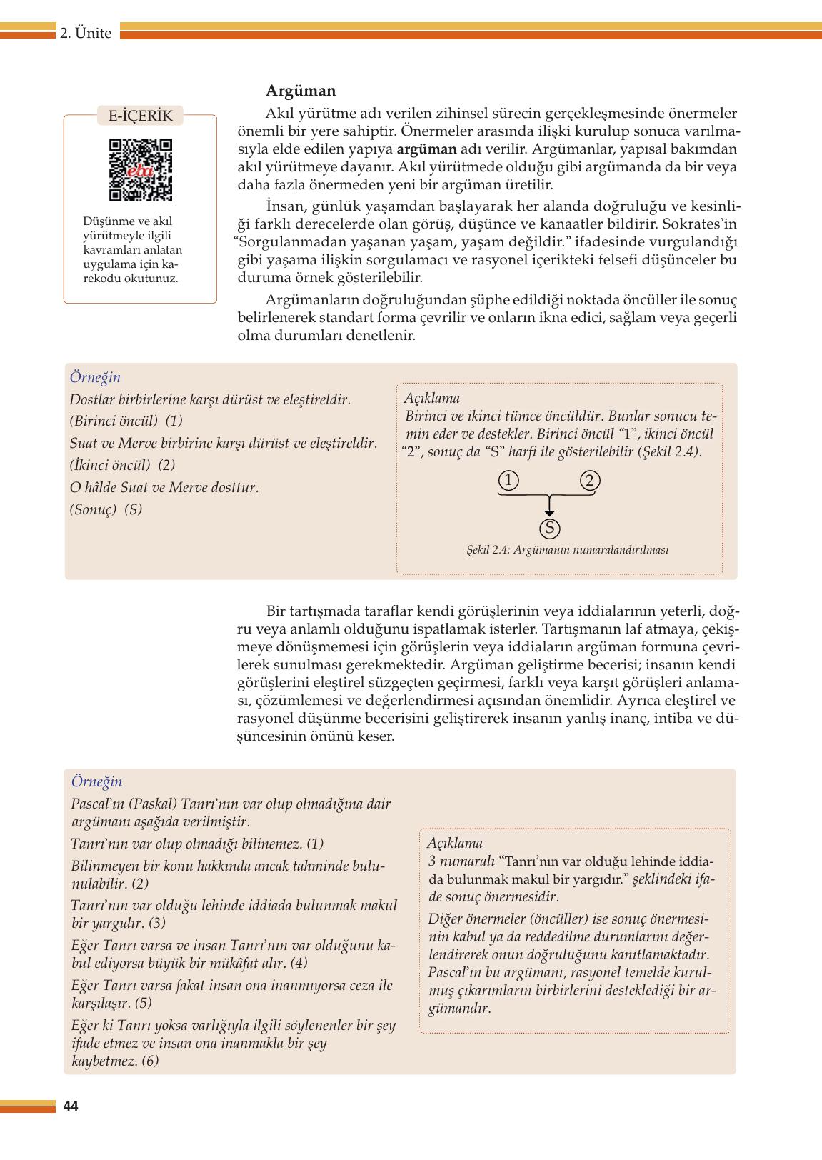 10. Sınıf Meb Yayınları Felsefe Ders Kitabı Sayfa 44 Cevapları 10. Sınıf Meb Yayınları Felsefe Ders Kitabı Sayfa 44 Cevapları