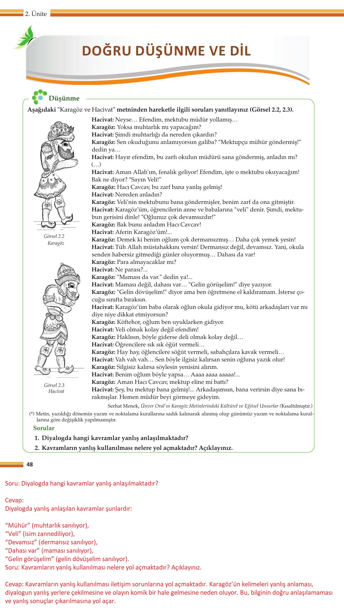 10. Sınıf Meb Yayınları Felsefe Ders Kitabı Sayfa 48 Cevapları 10. Sınıf Meb Yayınları Felsefe Ders Kitabı Sayfa 48 Cevapları