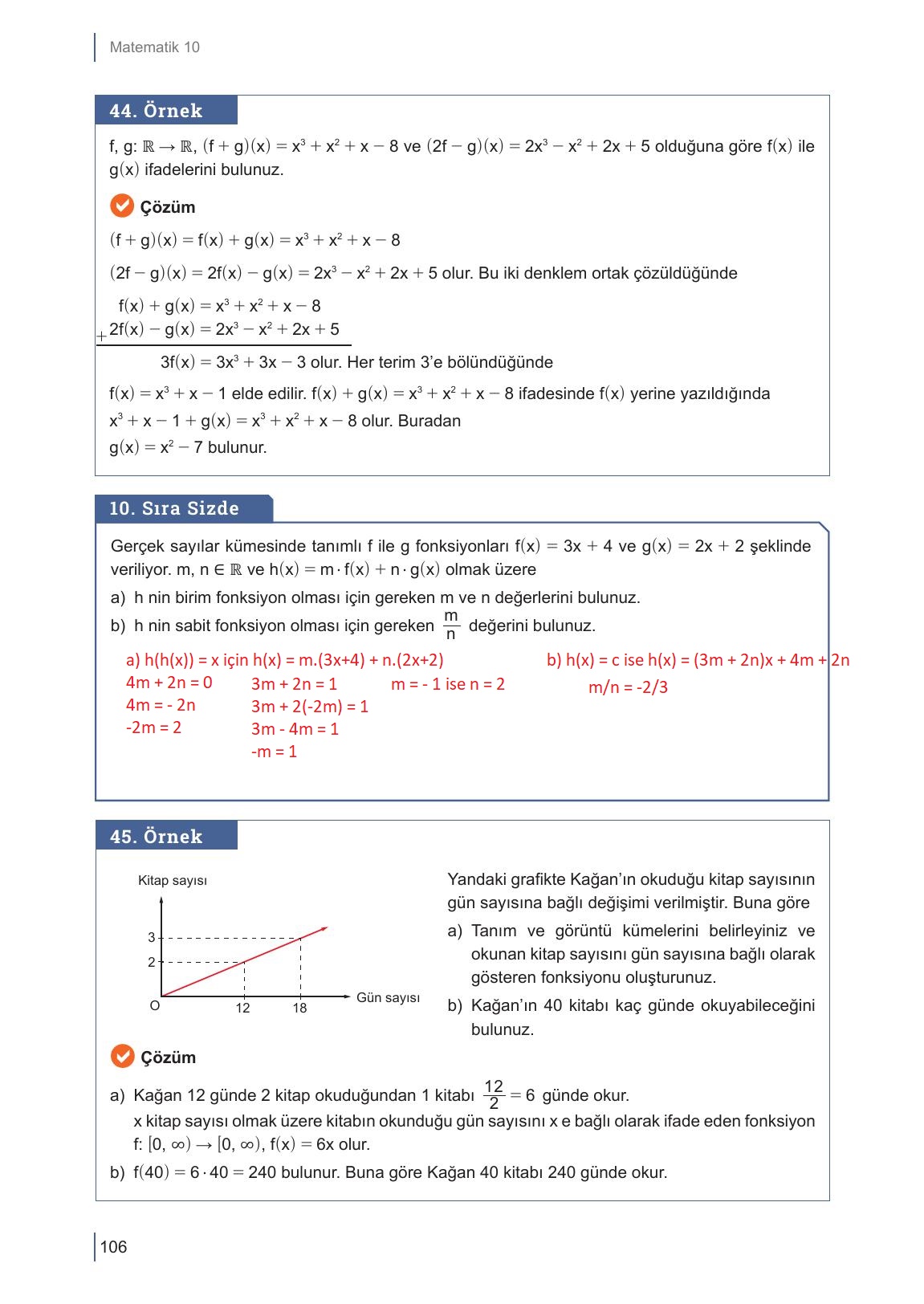 10. Sınıf Meb Yayınları Matematik Ders Kitabı Sayfa 106 Cevapları 10. Sınıf Meb Yayınları Matematik Ders Kitabı Sayfa 106 Cevapları