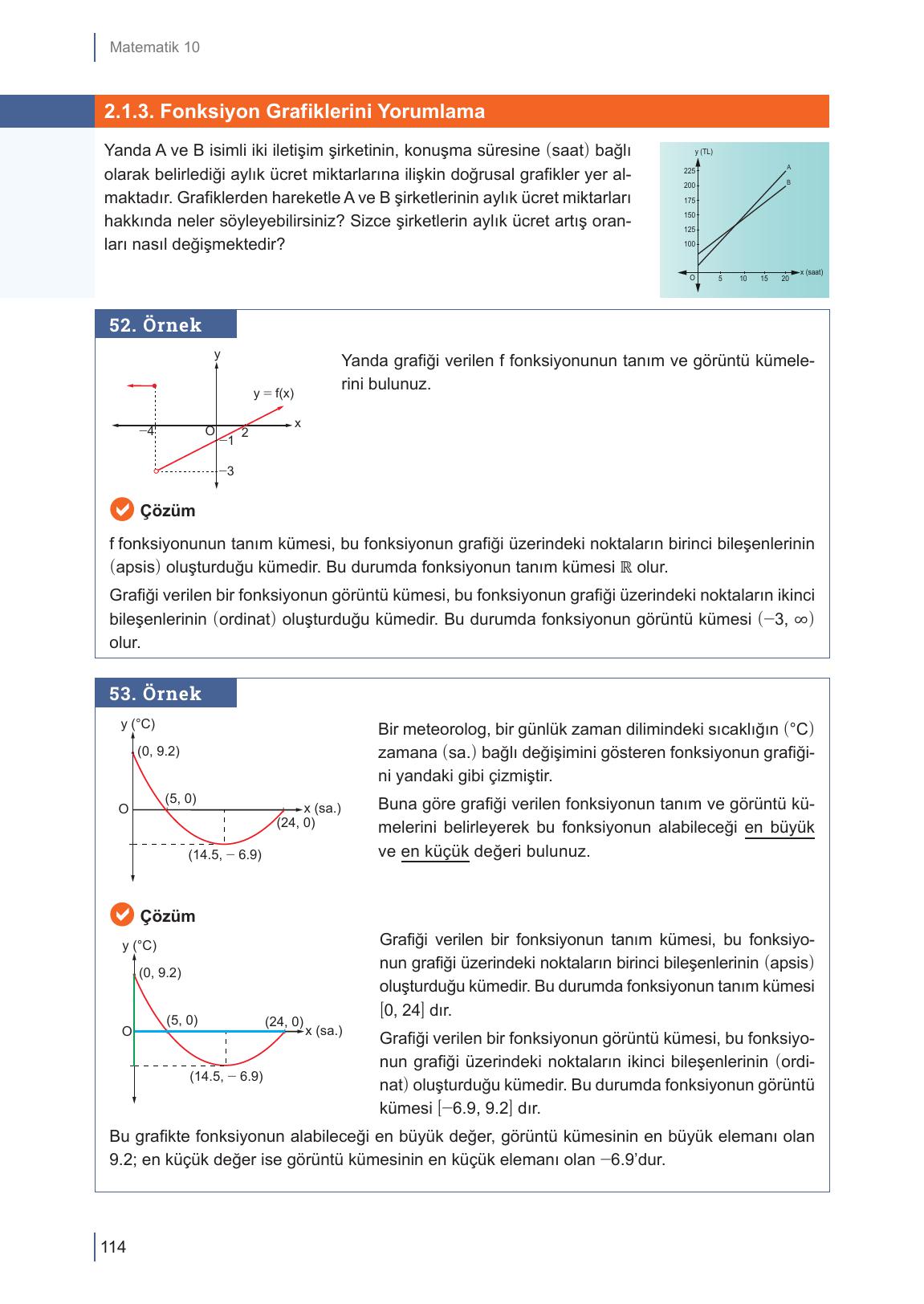 10. Sınıf Meb Yayınları Matematik Ders Kitabı Sayfa 114 Cevapları 10. Sınıf Meb Yayınları Matematik Ders Kitabı Sayfa 114 Cevapları
