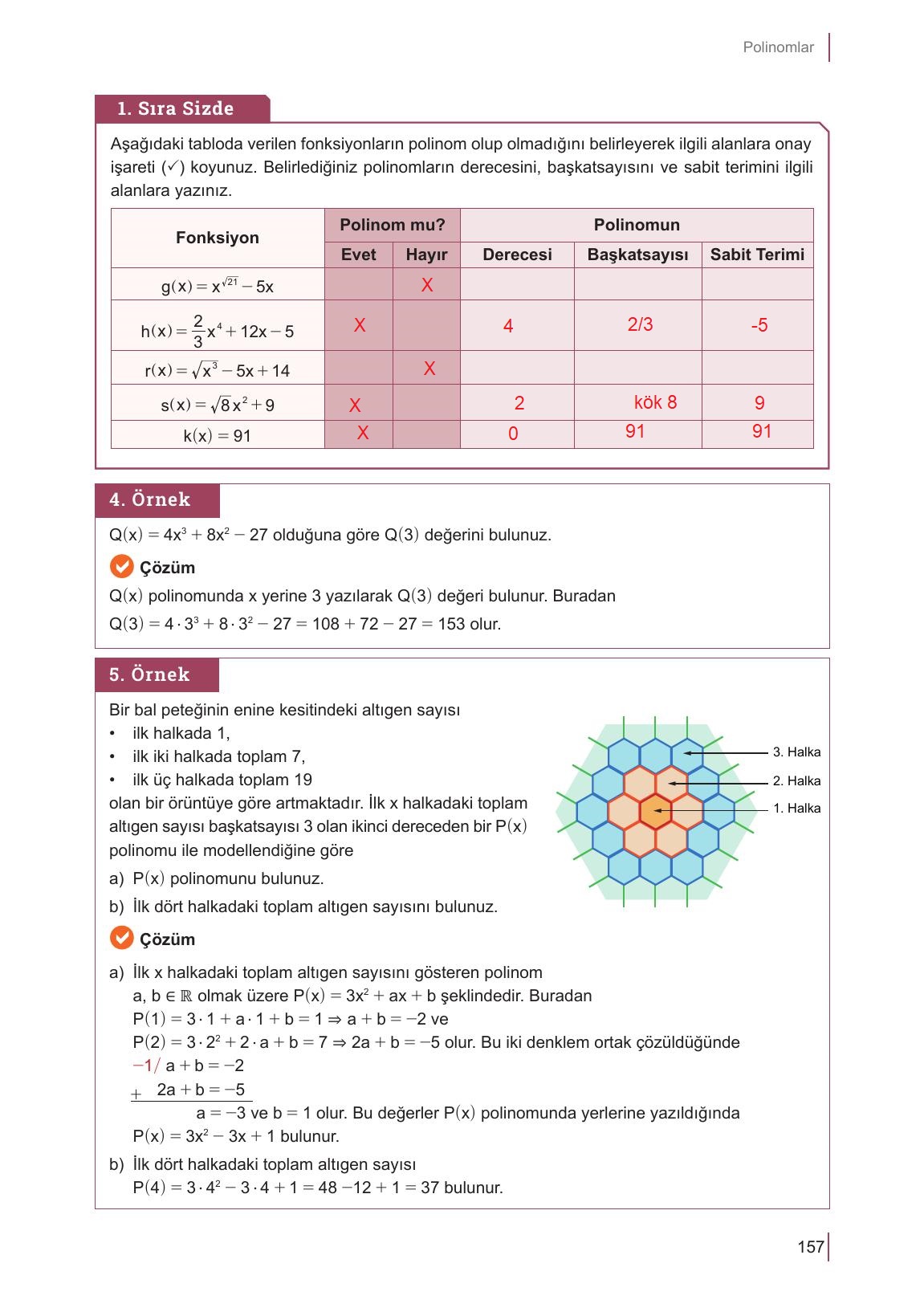 10. Sınıf Meb Yayınları Matematik Ders Kitabı Sayfa 157 Cevapları 10. Sınıf Meb Yayınları Matematik Ders Kitabı Sayfa 157 Cevapları