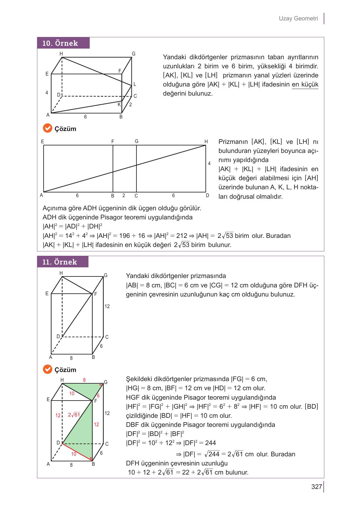 10. Sınıf Meb Yayınları Matematik Ders Kitabı Sayfa 327 Cevapları 10. Sınıf Meb Yayınları Matematik Ders Kitabı Sayfa 327 Cevapları