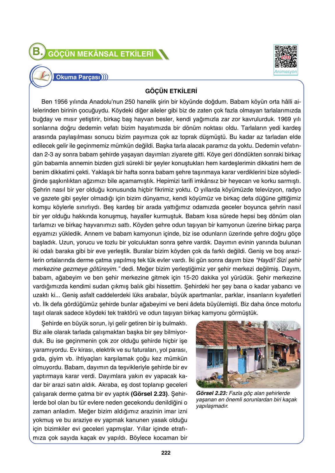 10. Sınıf Tutku Yayınları Coğrafya Ders Kitabı Sayfa 222 Cevapları 10. Sınıf Tutku Yayınları Coğrafya Ders Kitabı Sayfa 222 Cevapları